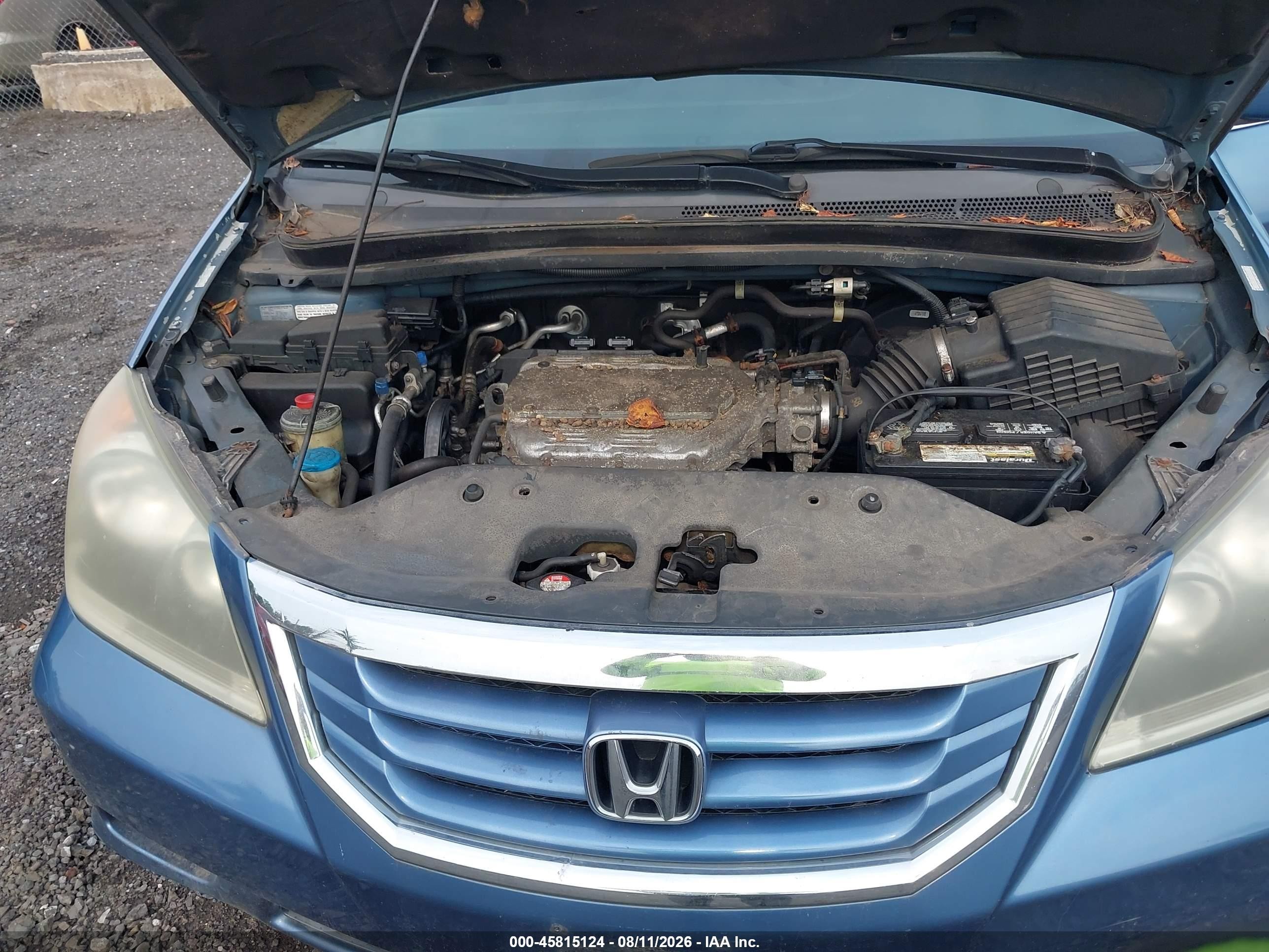 2009 Honda Odyssey Touring Blue vin: 5FNRL38999B000340