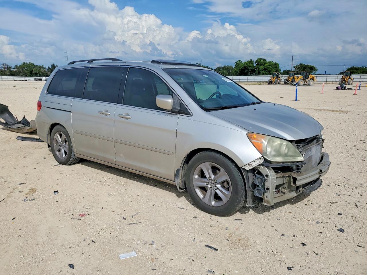 2009 Honda Odyssey Touring Серебряный vin: 5FNRL38999B012648