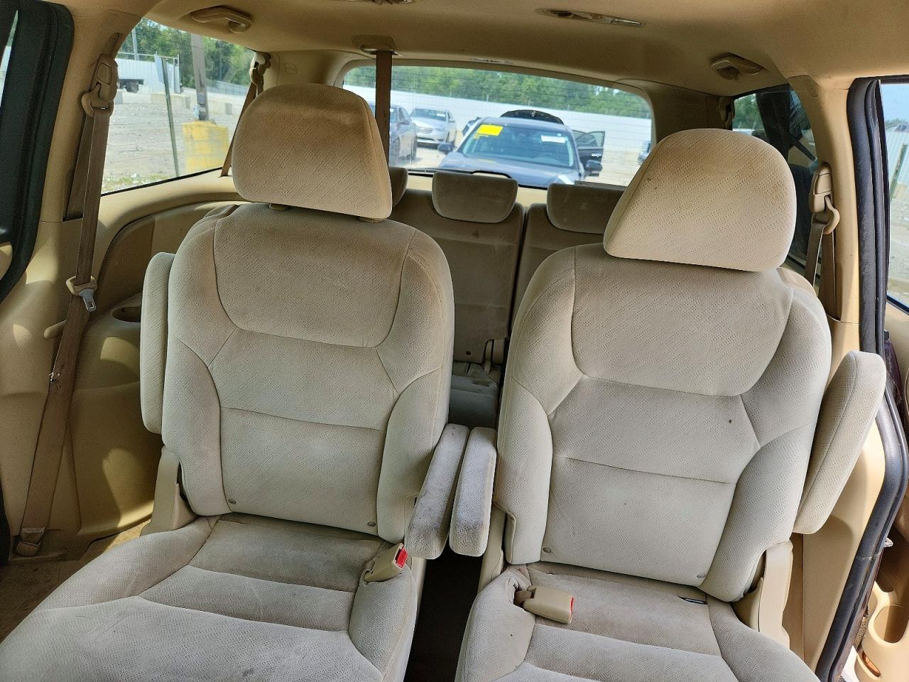 2010 Honda Odyssey Lx Burgundy vin: 5FNRL3H20AB002968