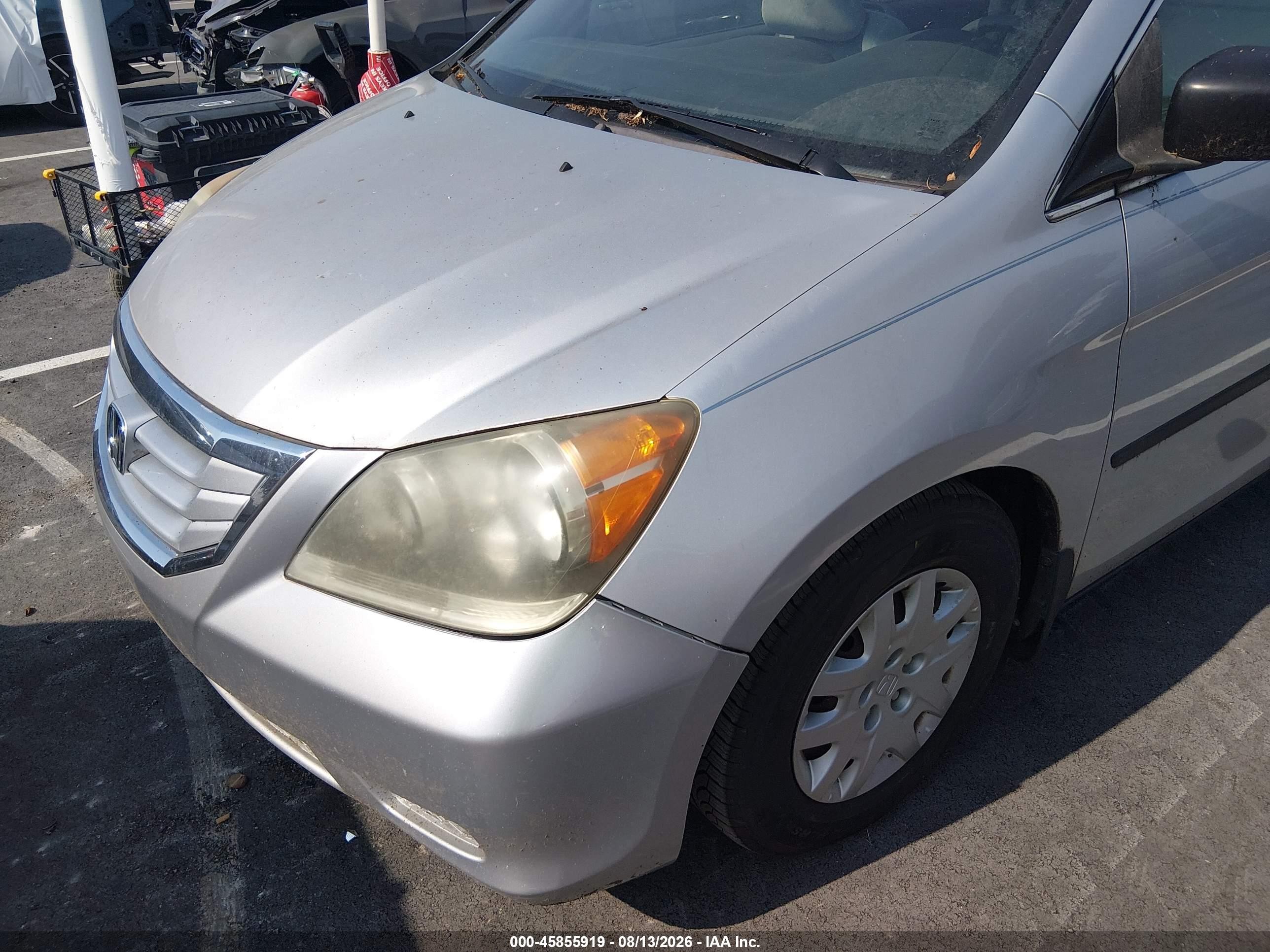 2010 Honda Odyssey Lx Silver vin: 5FNRL3H21AB037602