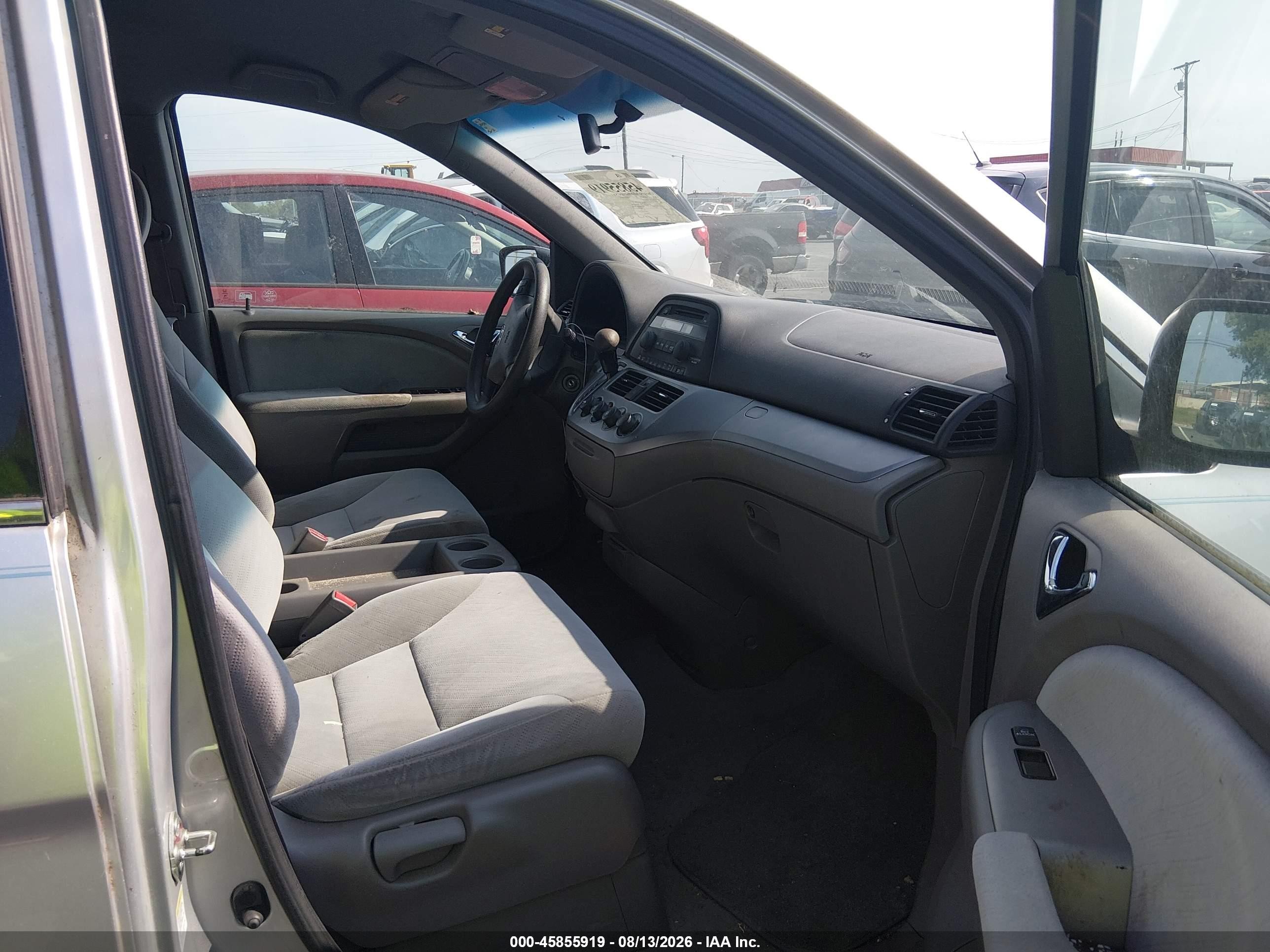 2010 Honda Odyssey Lx Silver vin: 5FNRL3H21AB037602