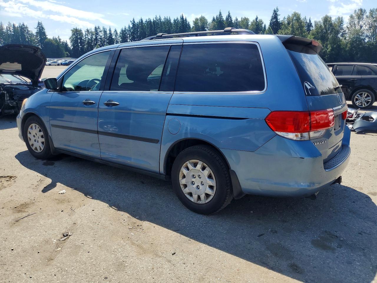 2010 Honda Odyssey Lx Blue vin: 5FNRL3H21AB043609