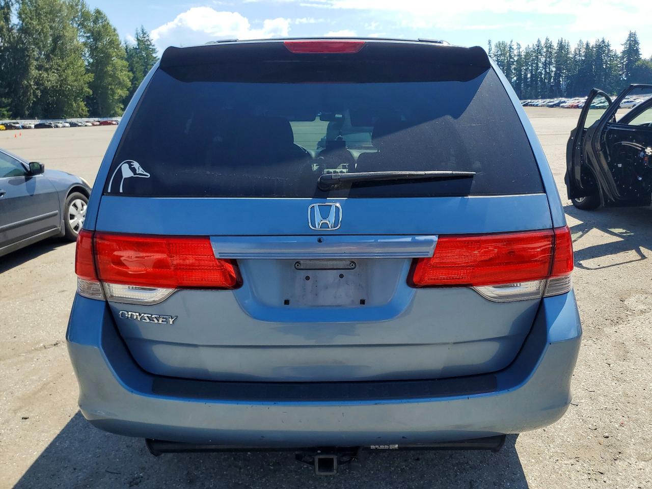 2010 Honda Odyssey Lx Blue vin: 5FNRL3H21AB043609