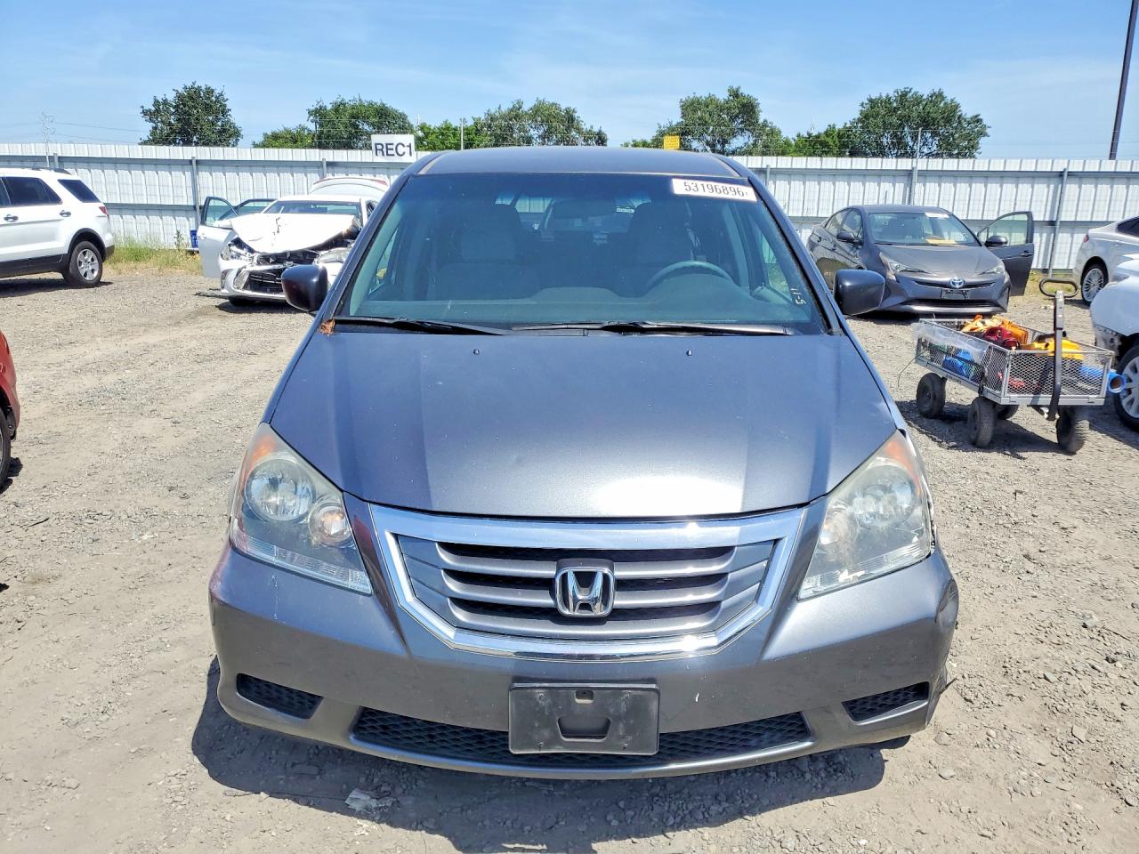 2010 Honda Odyssey Lx Charcoal vin: 5FNRL3H21AB099579
