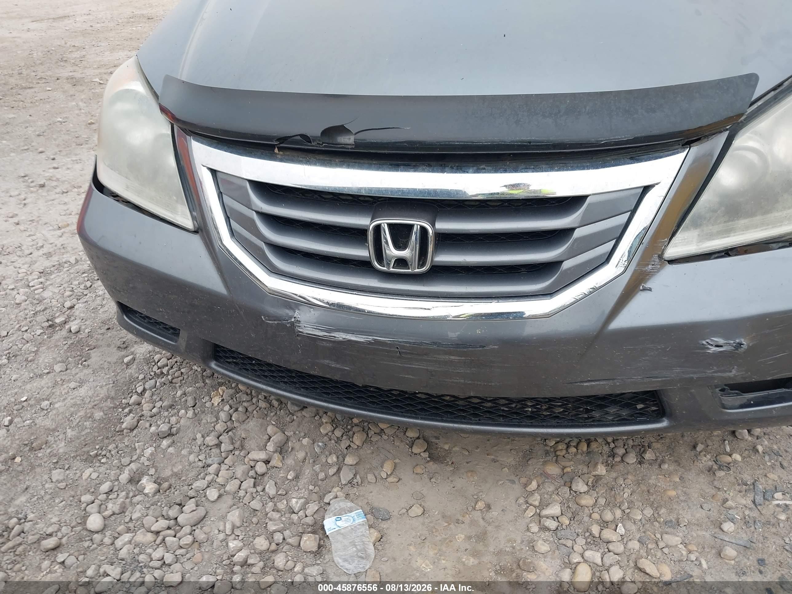 2010 Honda Odyssey Lx Gray vin: 5FNRL3H22AB109696