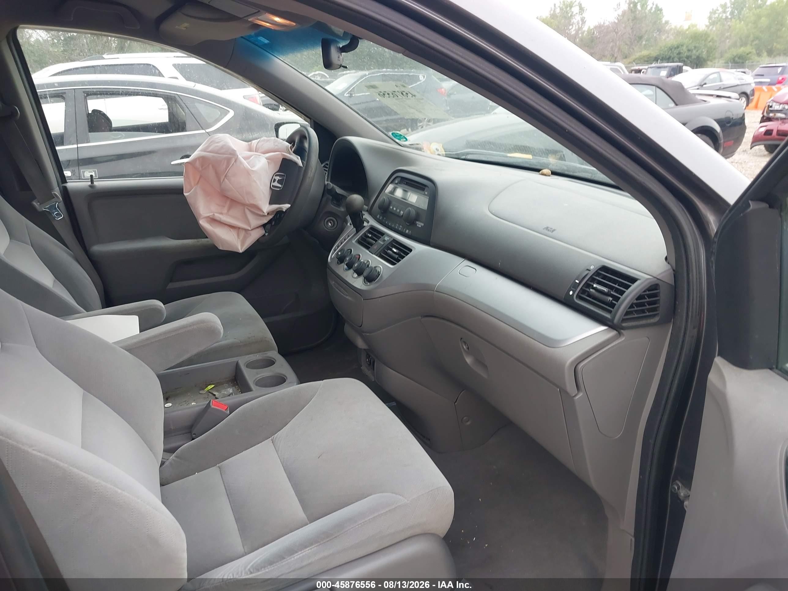 2010 Honda Odyssey Lx Gray vin: 5FNRL3H22AB109696