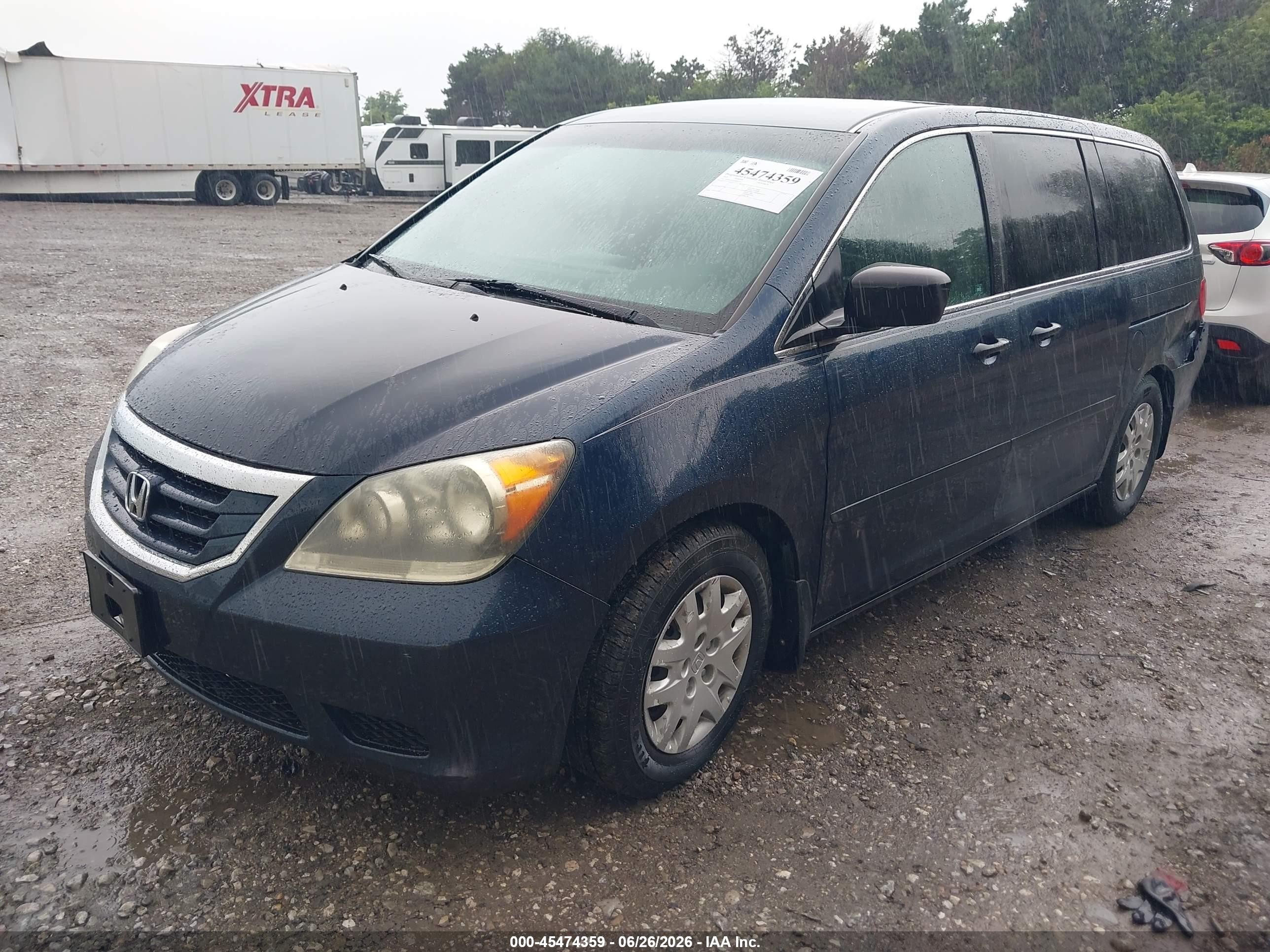 2010 Honda Odyssey Lx Navy vin: 5FNRL3H24AB015755