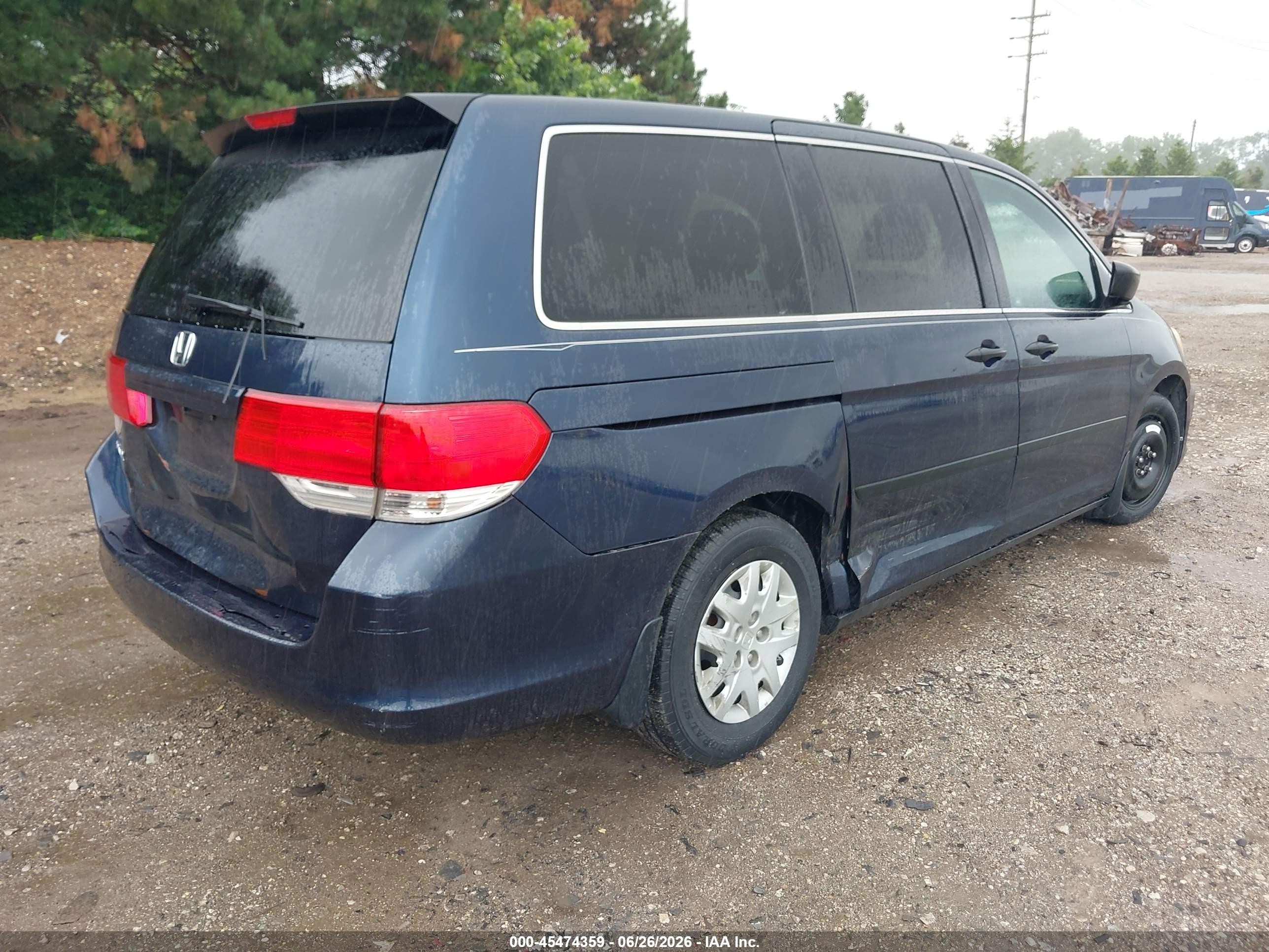 2010 Honda Odyssey Lx Navy vin: 5FNRL3H24AB015755
