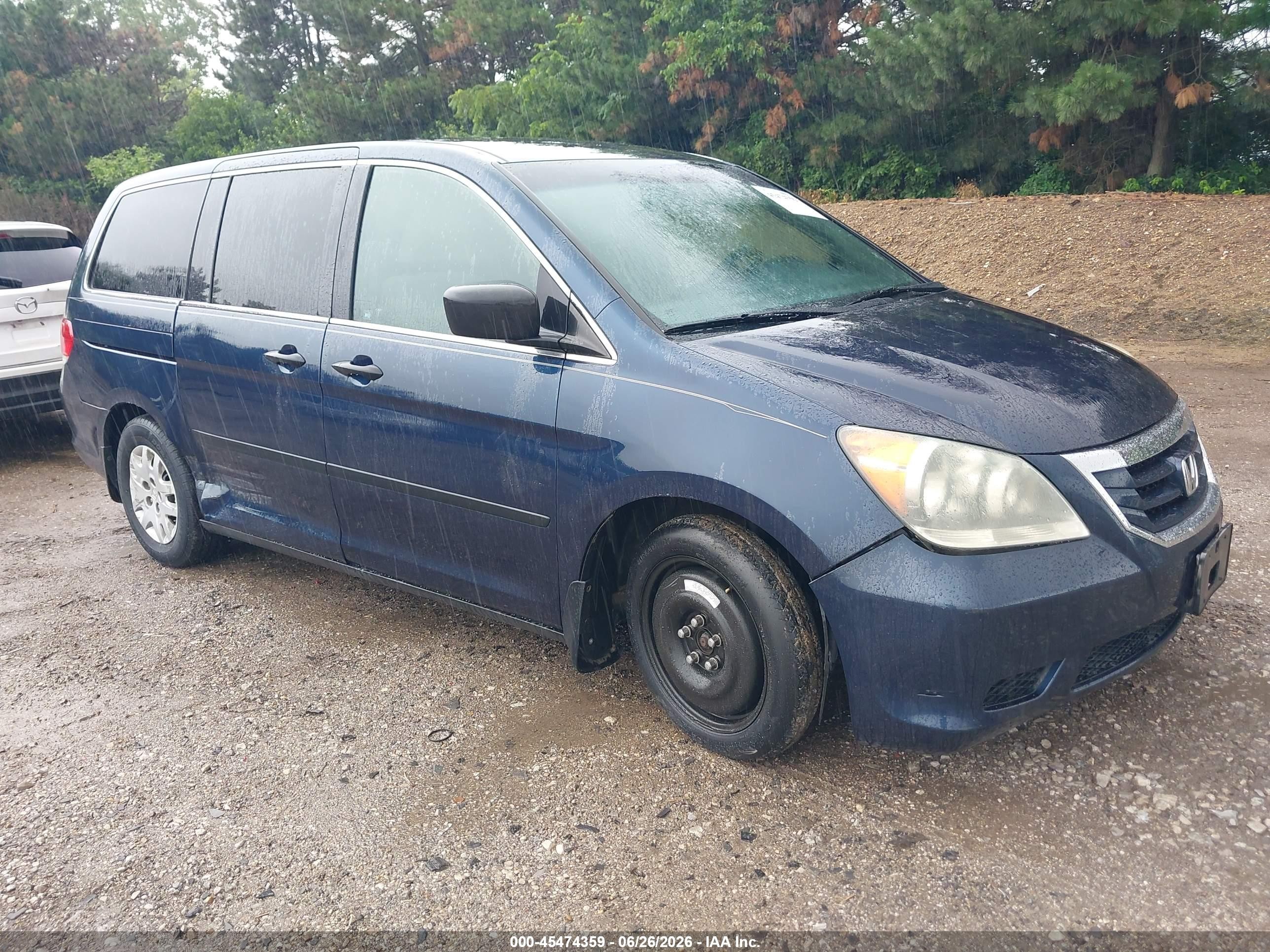 2010 Honda Odyssey Lx Navy vin: 5FNRL3H24AB015755