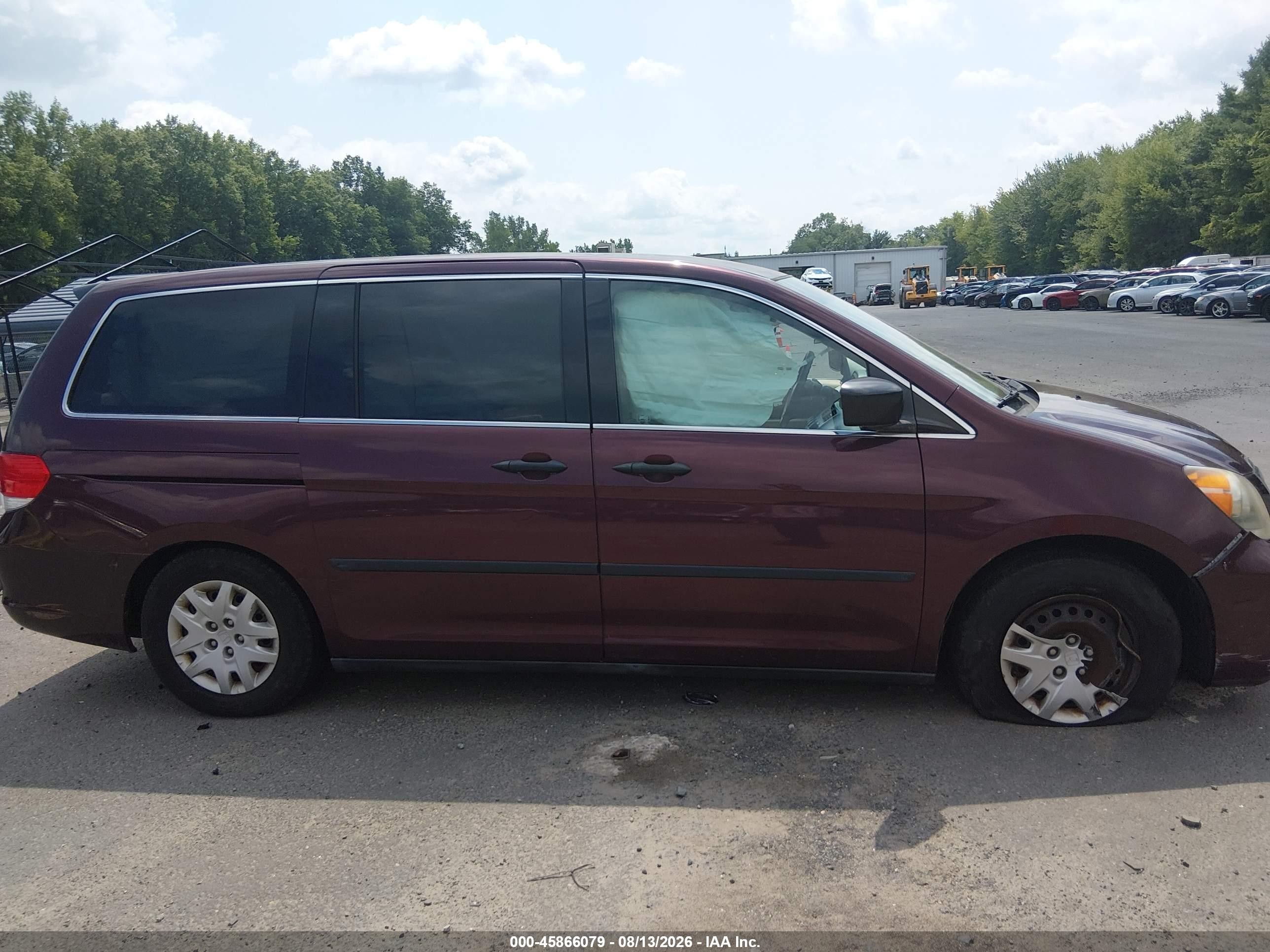 2010 Honda Odyssey Lx Красный vin: 5FNRL3H24AB035200