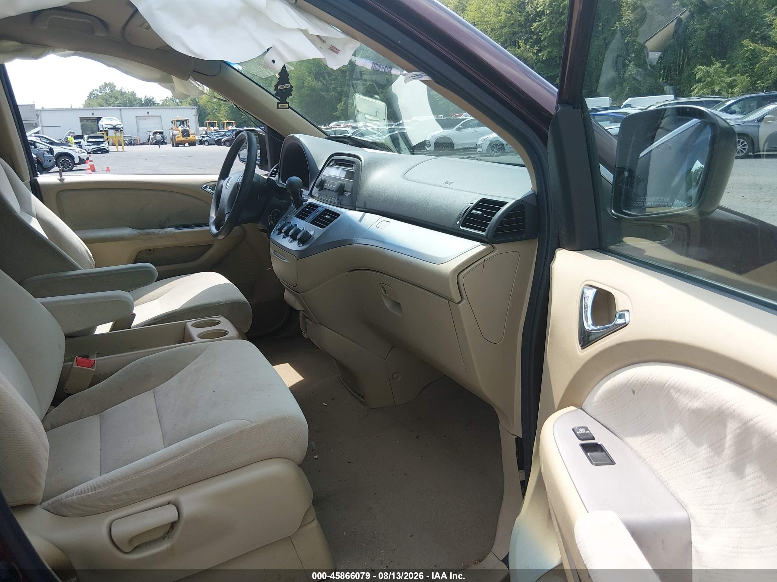 2010 Honda Odyssey Lx Красный vin: 5FNRL3H24AB035200