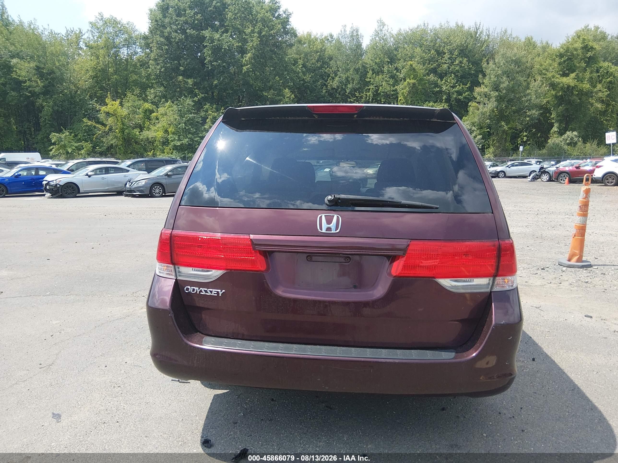 2010 Honda Odyssey Lx Красный vin: 5FNRL3H24AB035200