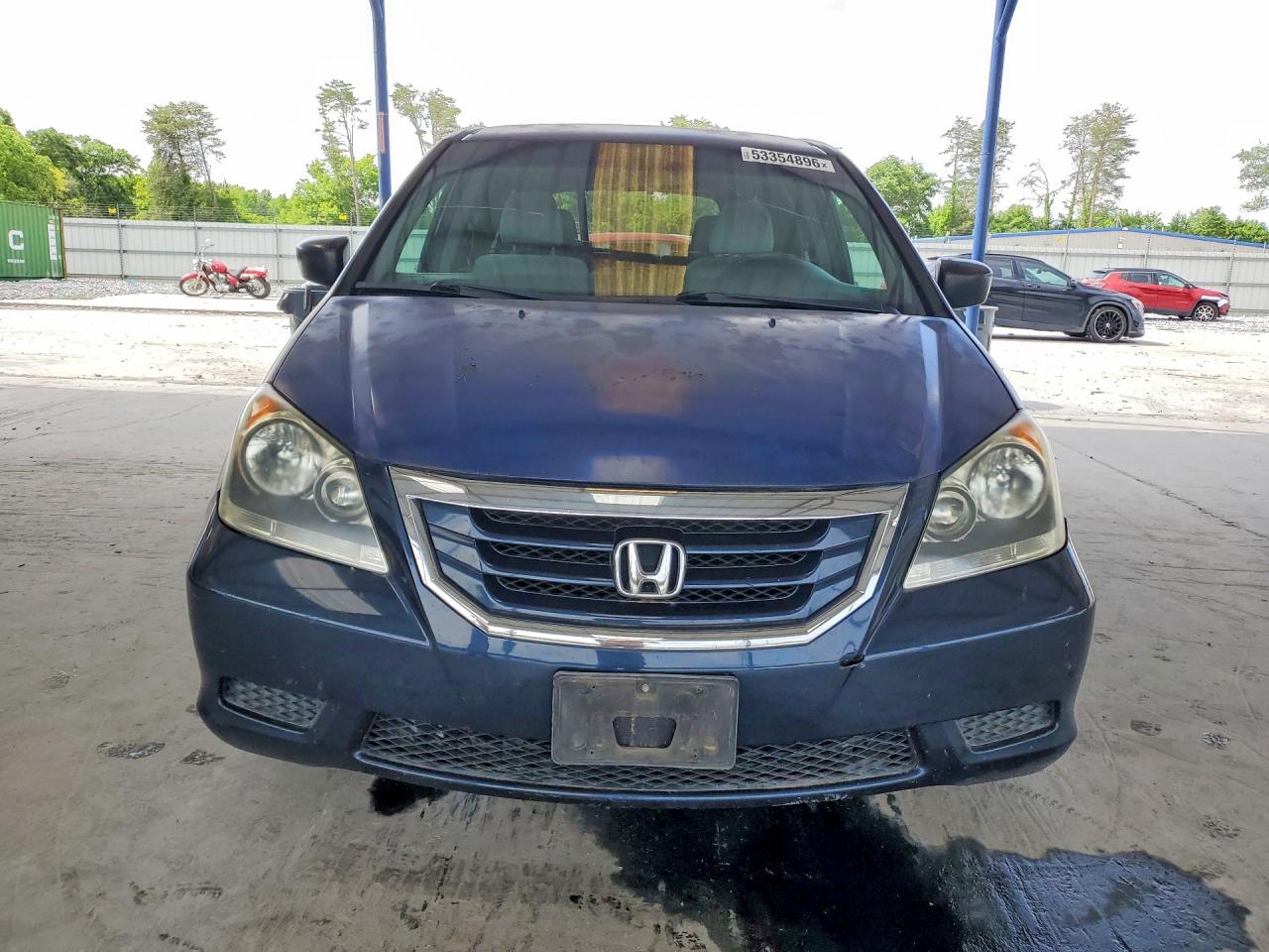 2010 Honda Odyssey Lx Blue vin: 5FNRL3H24AB106167