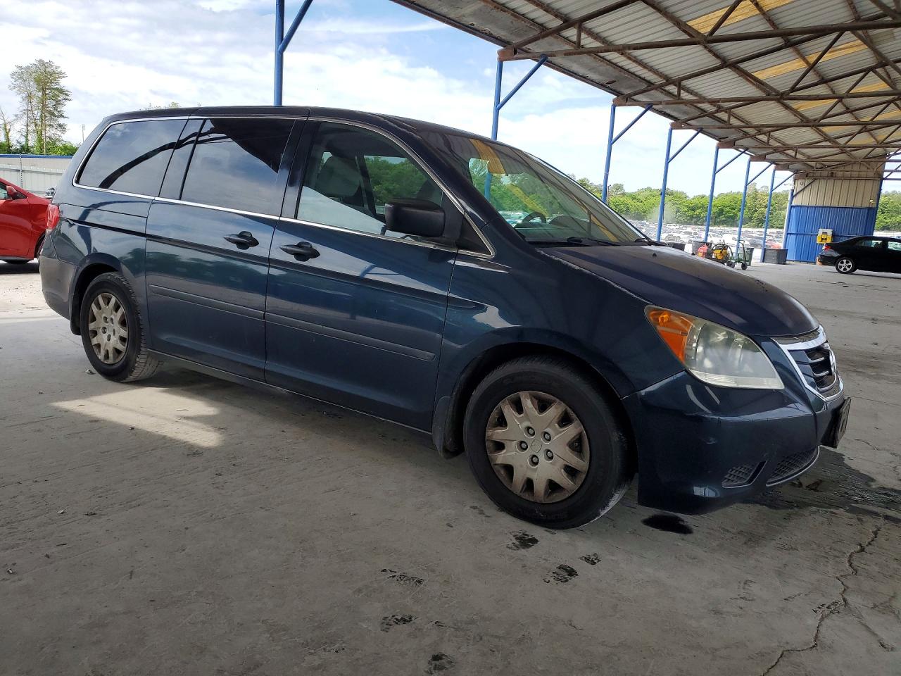 2010 Honda Odyssey Lx Blue vin: 5FNRL3H24AB106167
