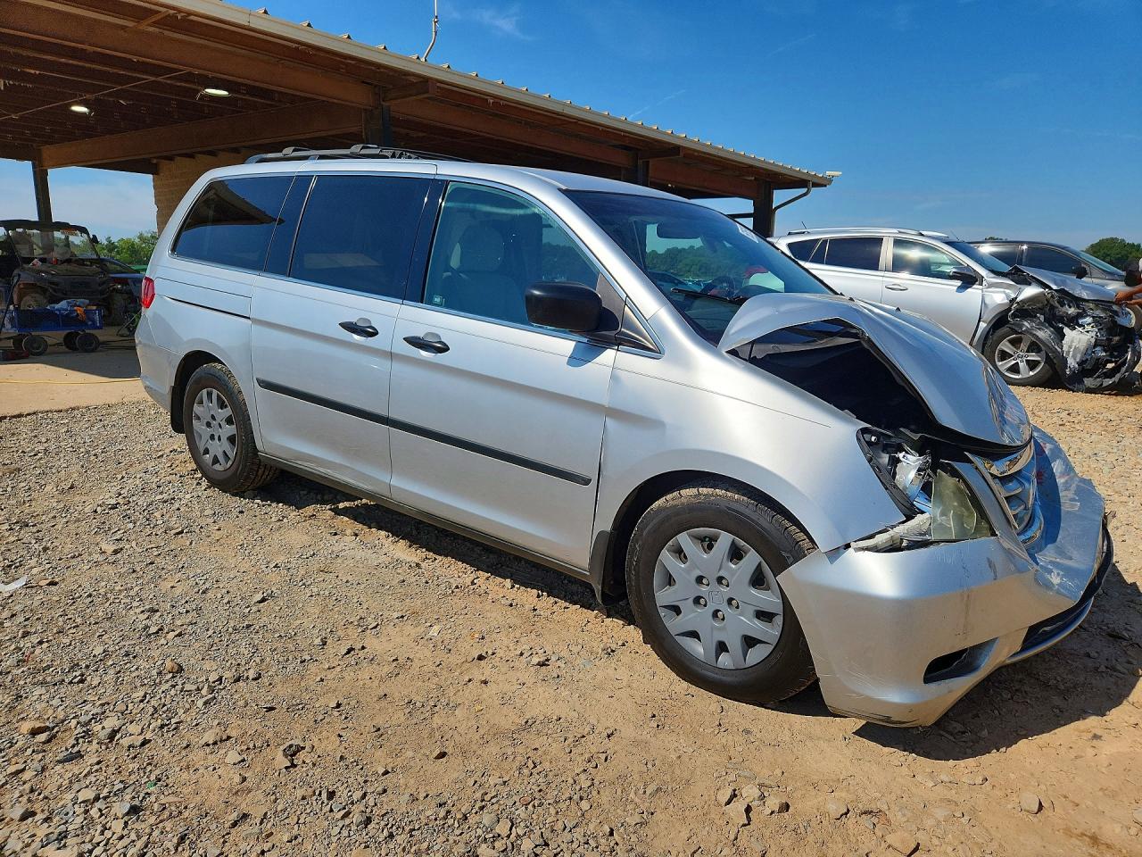 2010 Honda Odyssey Lx Silver vin: 5FNRL3H26AB026790