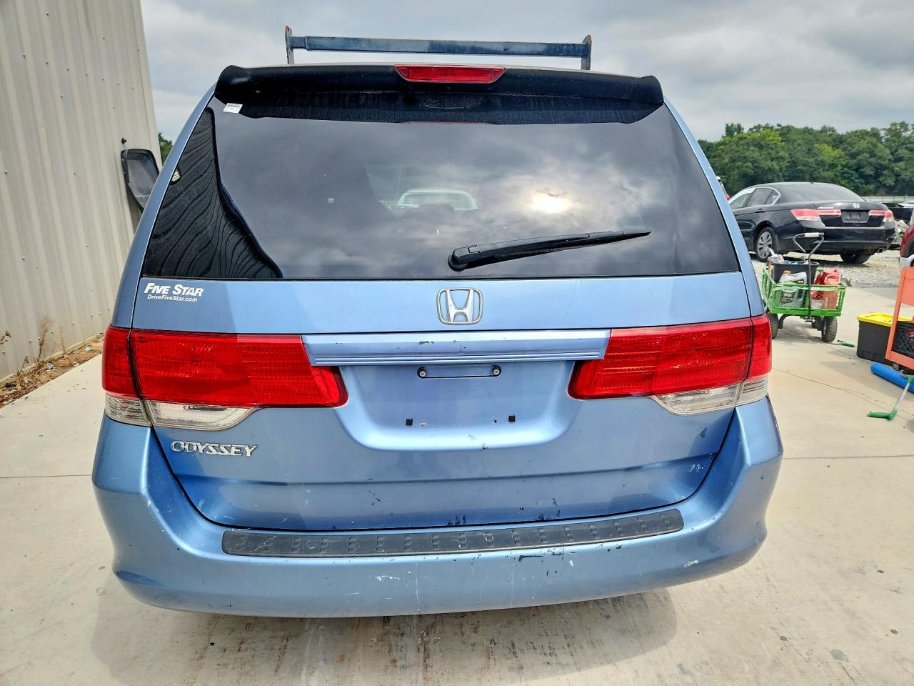 2010 Honda Odyssey Lx Blue vin: 5FNRL3H27AB072273