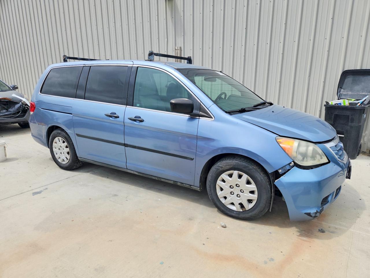 2010 Honda Odyssey Lx Blue vin: 5FNRL3H27AB072273