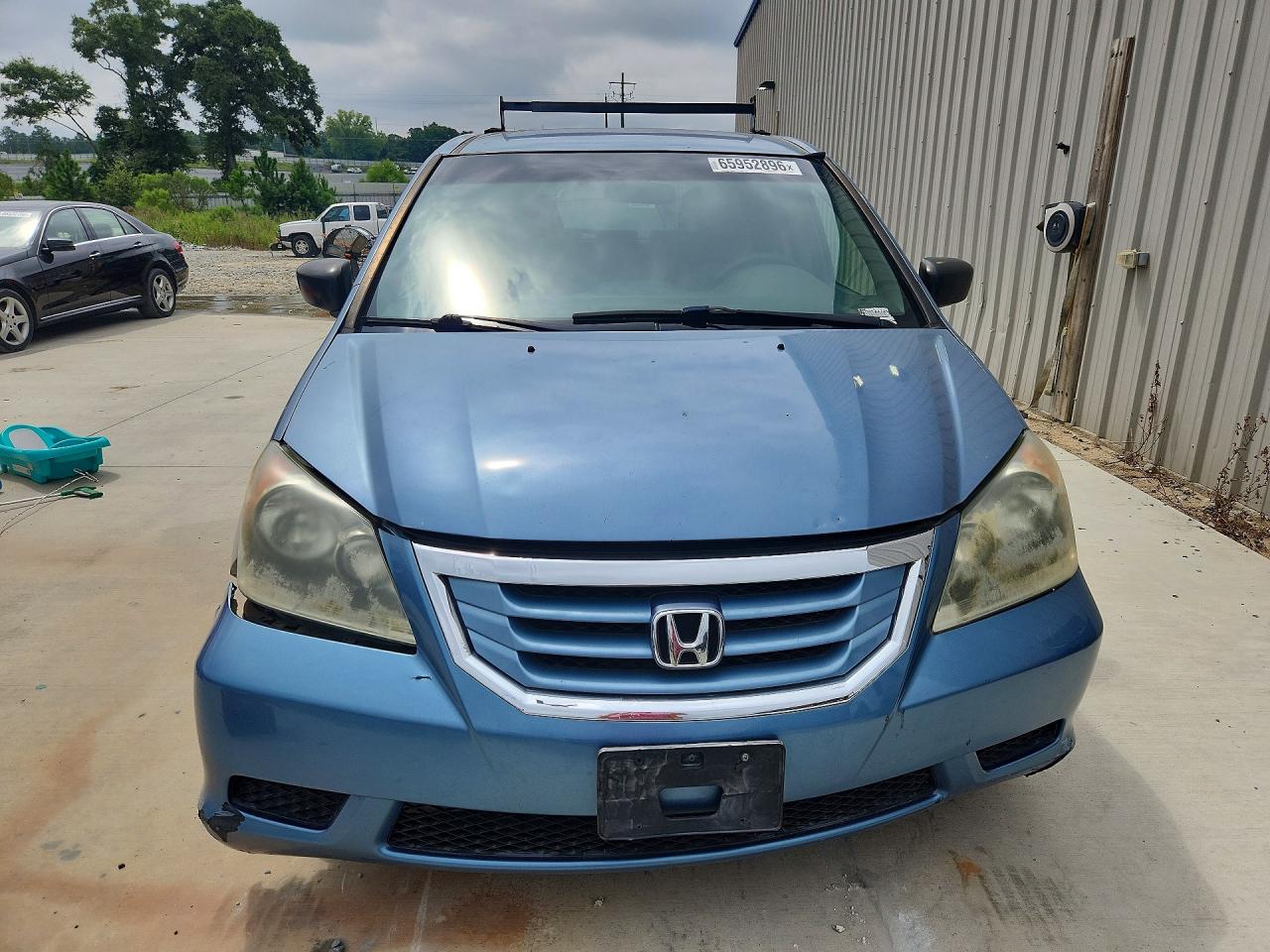 2010 Honda Odyssey Lx Blue vin: 5FNRL3H27AB072273