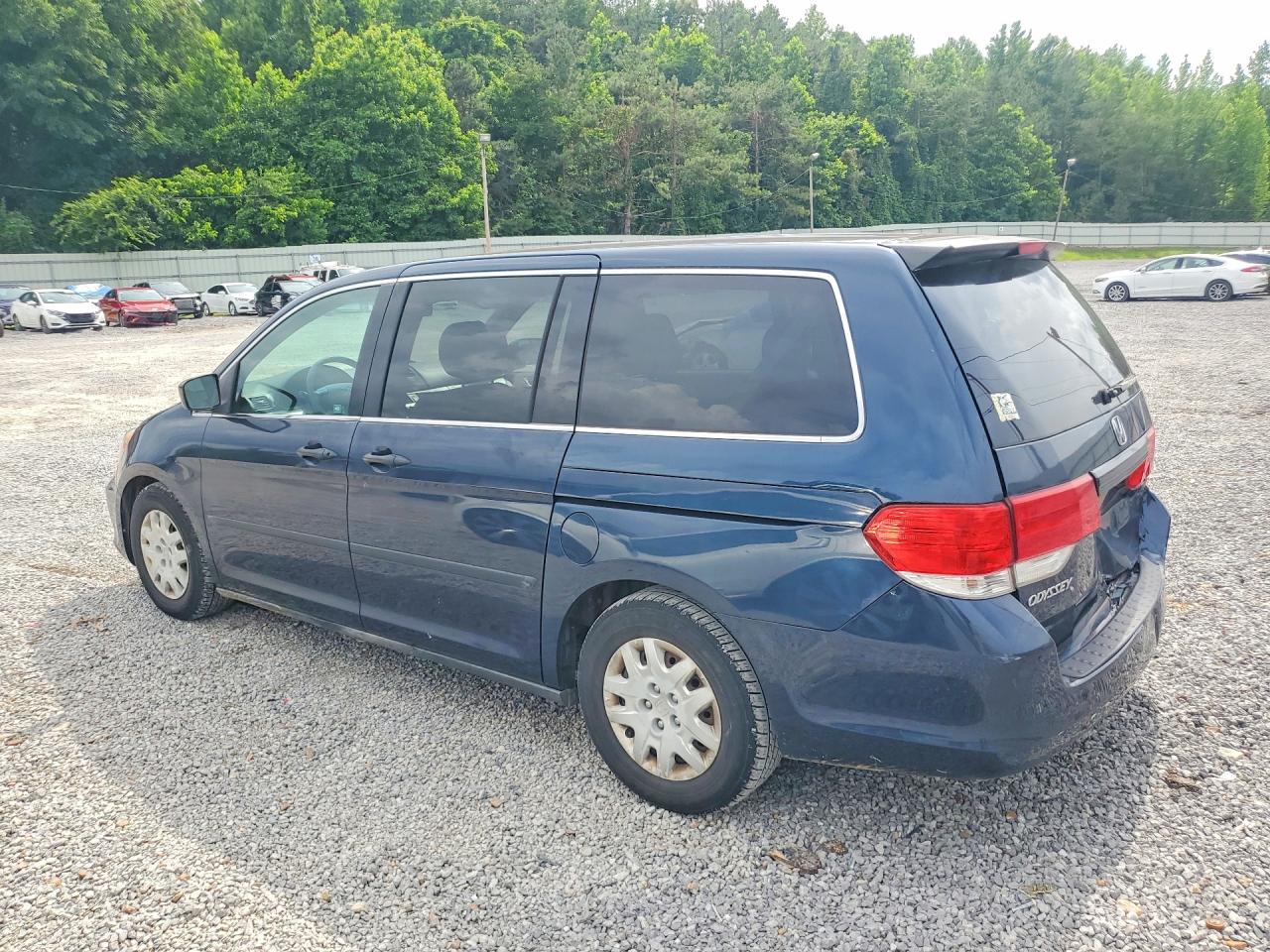 2010 Honda Odyssey Lx Blue vin: 5FNRL3H28AB001325