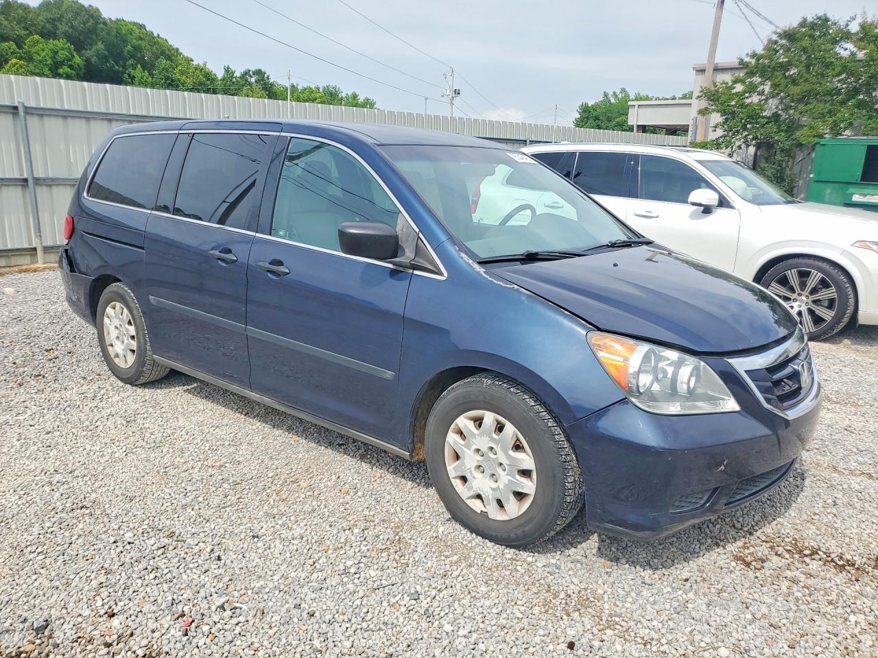 2010 Honda Odyssey Lx Blue vin: 5FNRL3H28AB001325