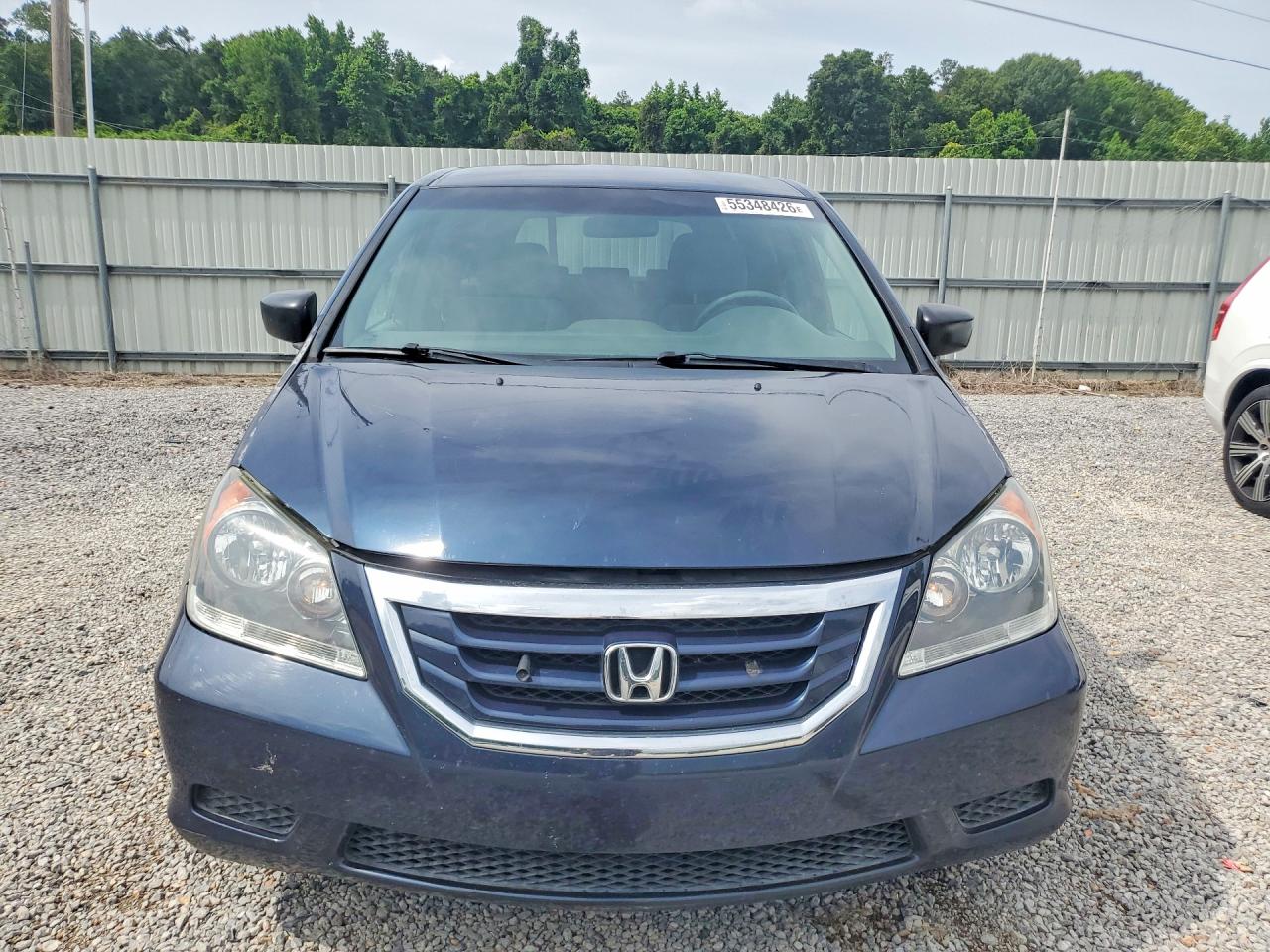 2010 Honda Odyssey Lx Blue vin: 5FNRL3H28AB001325