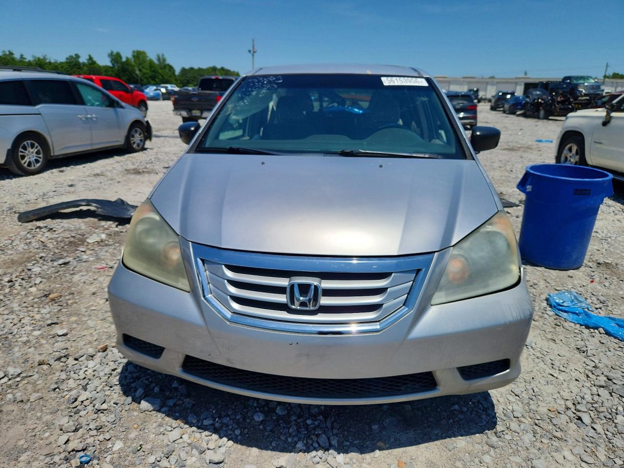 2010 Honda Odyssey Lx Gray vin: 5FNRL3H28AB022658