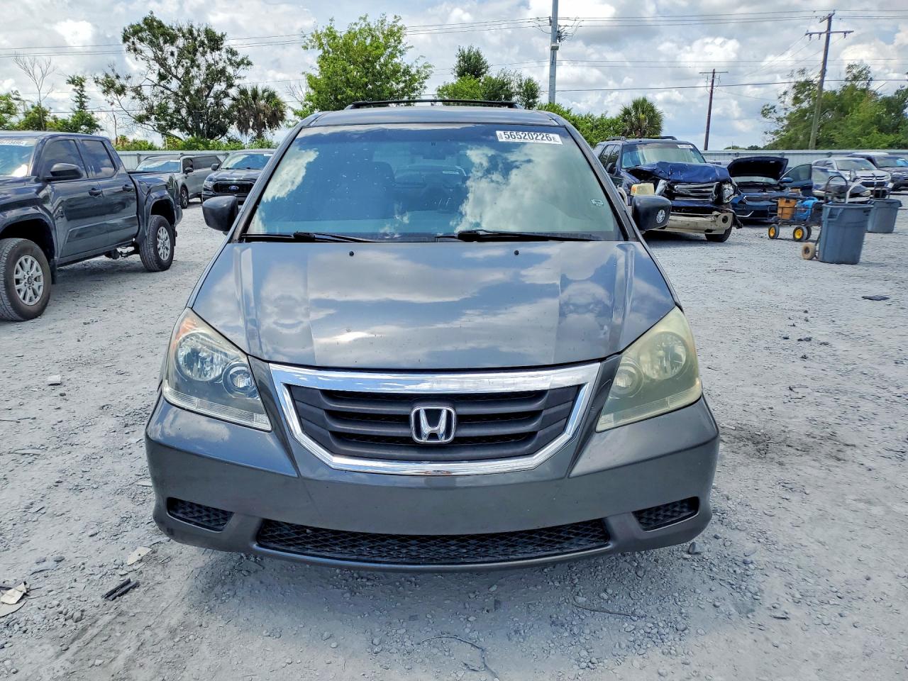 2010 Honda Odyssey Lx Gray vin: 5FNRL3H28AB111775