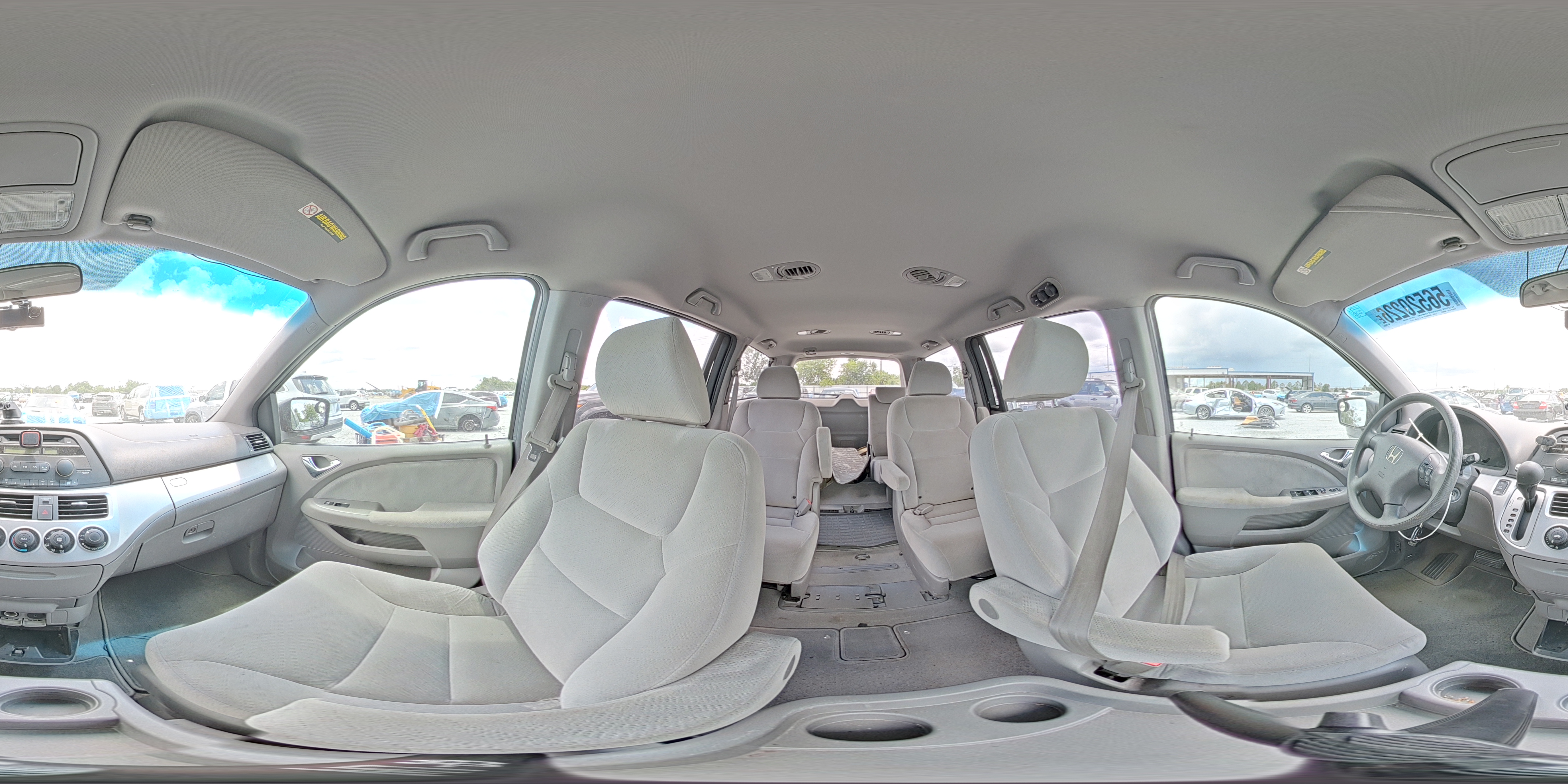 2010 Honda Odyssey Lx Gray vin: 5FNRL3H28AB111775