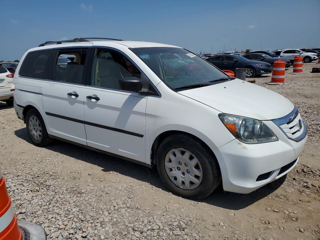 2010 Honda Odyssey Lx White vin: 5FNRL3H29AB017405