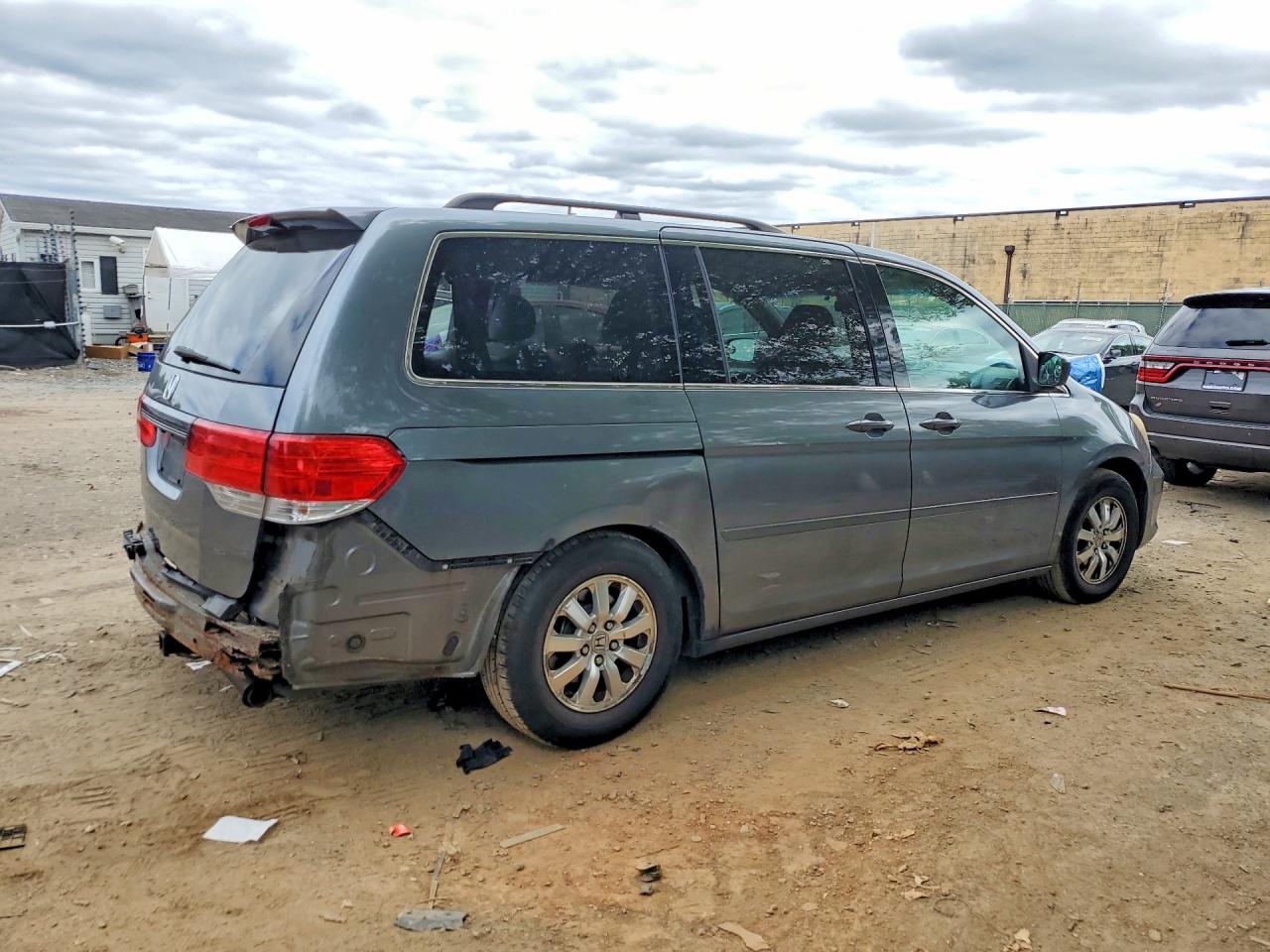 2010 Honda Odyssey Ex Gray vin: 5FNRL3H40AB016337