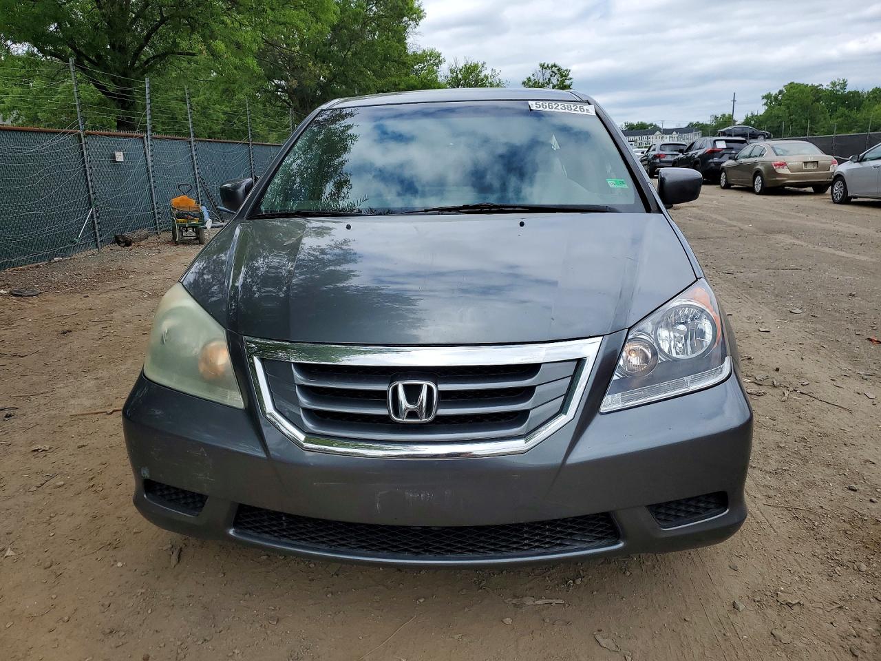 2010 Honda Odyssey Ex Gray vin: 5FNRL3H40AB016337