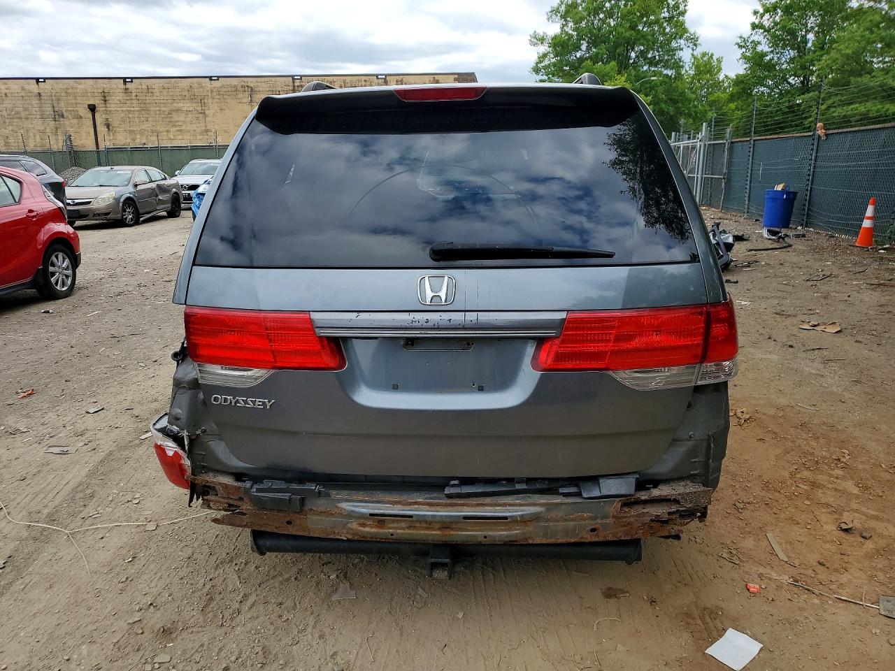 2010 Honda Odyssey Ex Gray vin: 5FNRL3H40AB016337