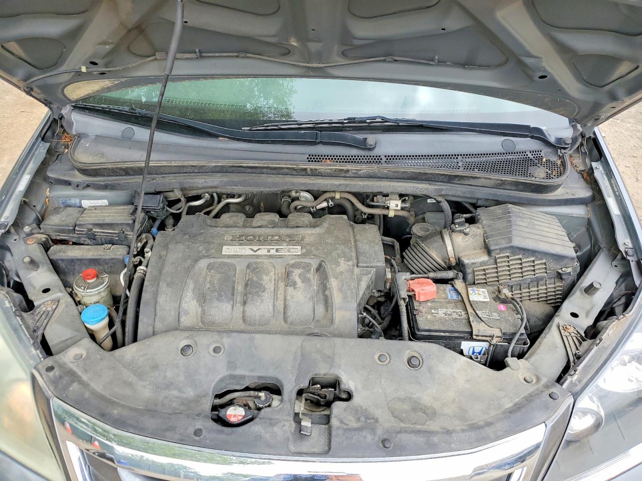 2010 Honda Odyssey Ex Gray vin: 5FNRL3H40AB016337