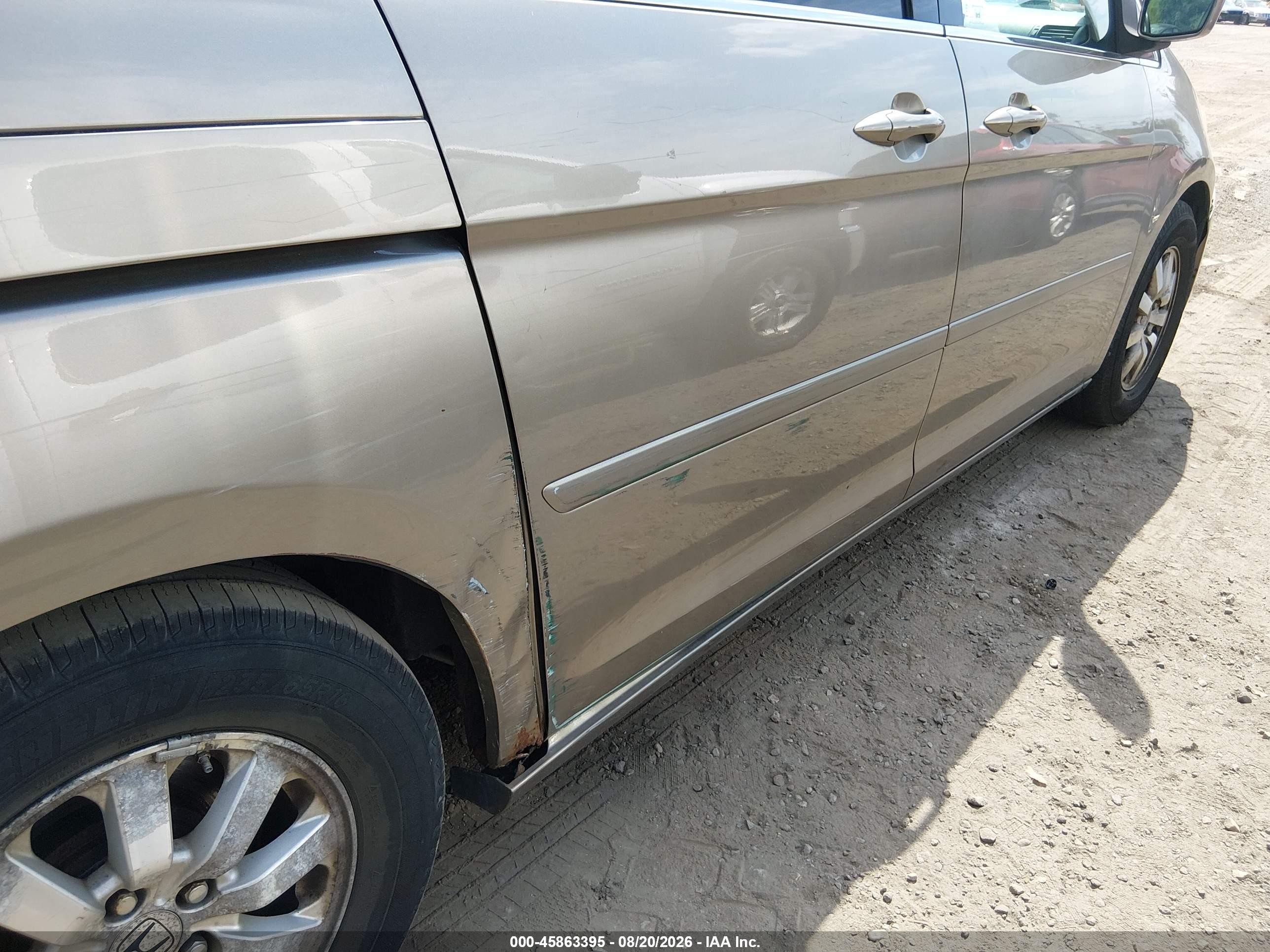 2010 Honda Odyssey Ex Beige vin: 5FNRL3H41AB005749