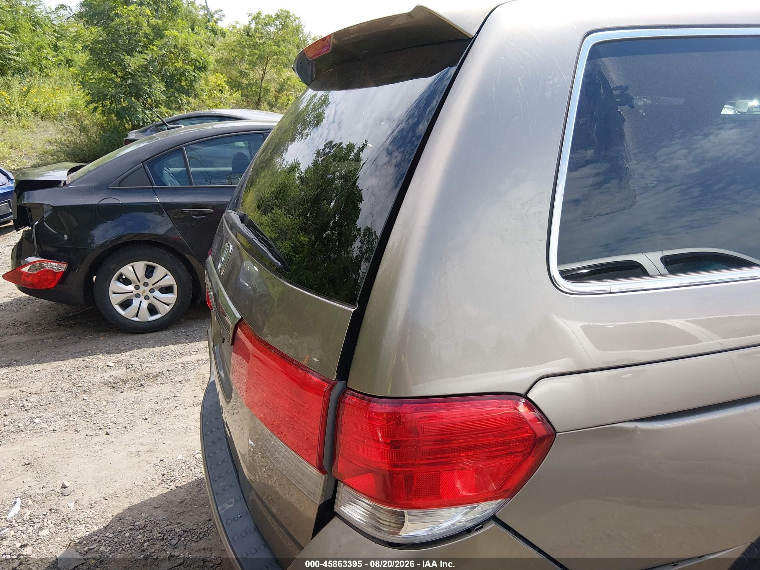 2010 Honda Odyssey Ex Beige vin: 5FNRL3H41AB005749