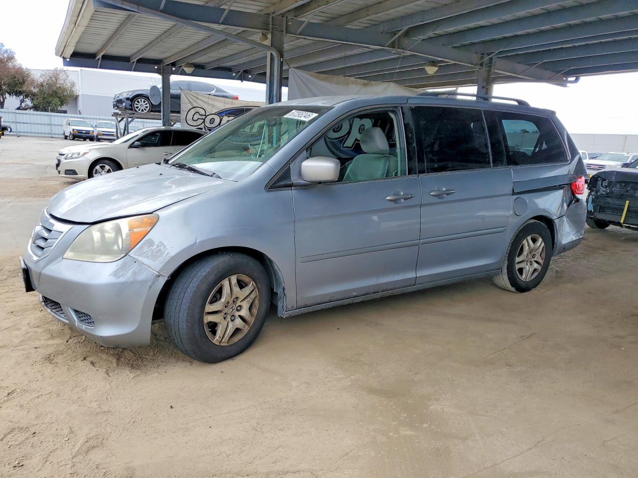 2010 Honda Odyssey Ex Silver vin: 5FNRL3H41AB009929