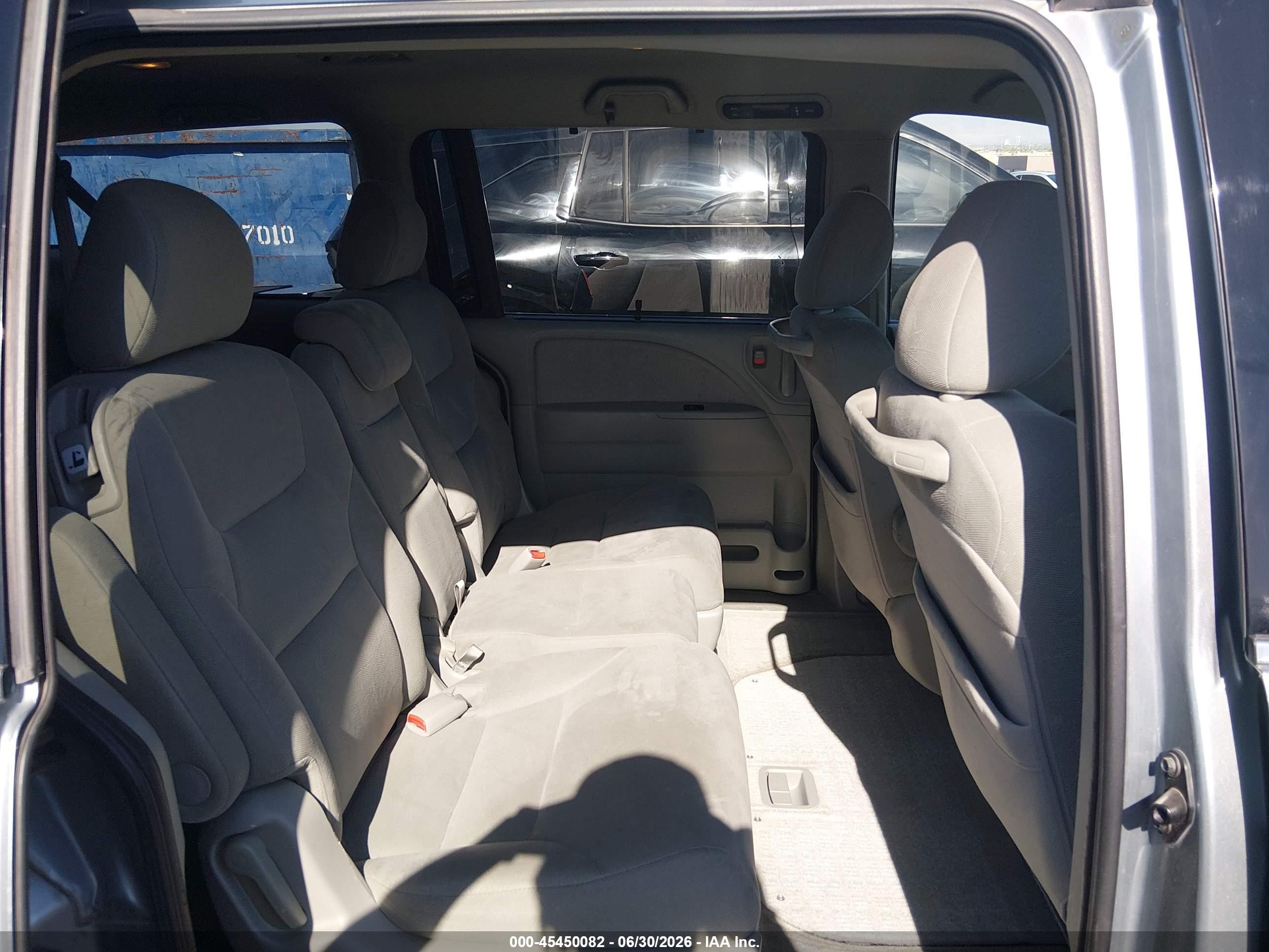 2010 Honda Odyssey Ex Light Blue vin: 5FNRL3H41AB037956