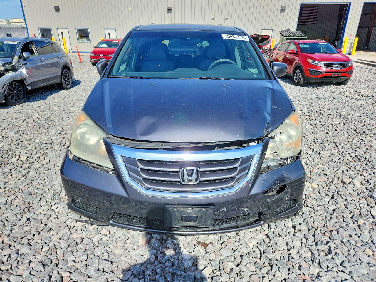2010 Honda Odyssey Ex Gray vin: 5FNRL3H42AB042423