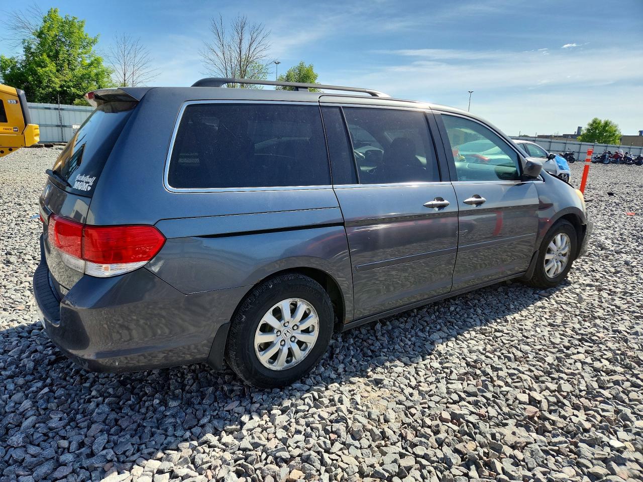 2010 Honda Odyssey Ex Gray vin: 5FNRL3H42AB042423