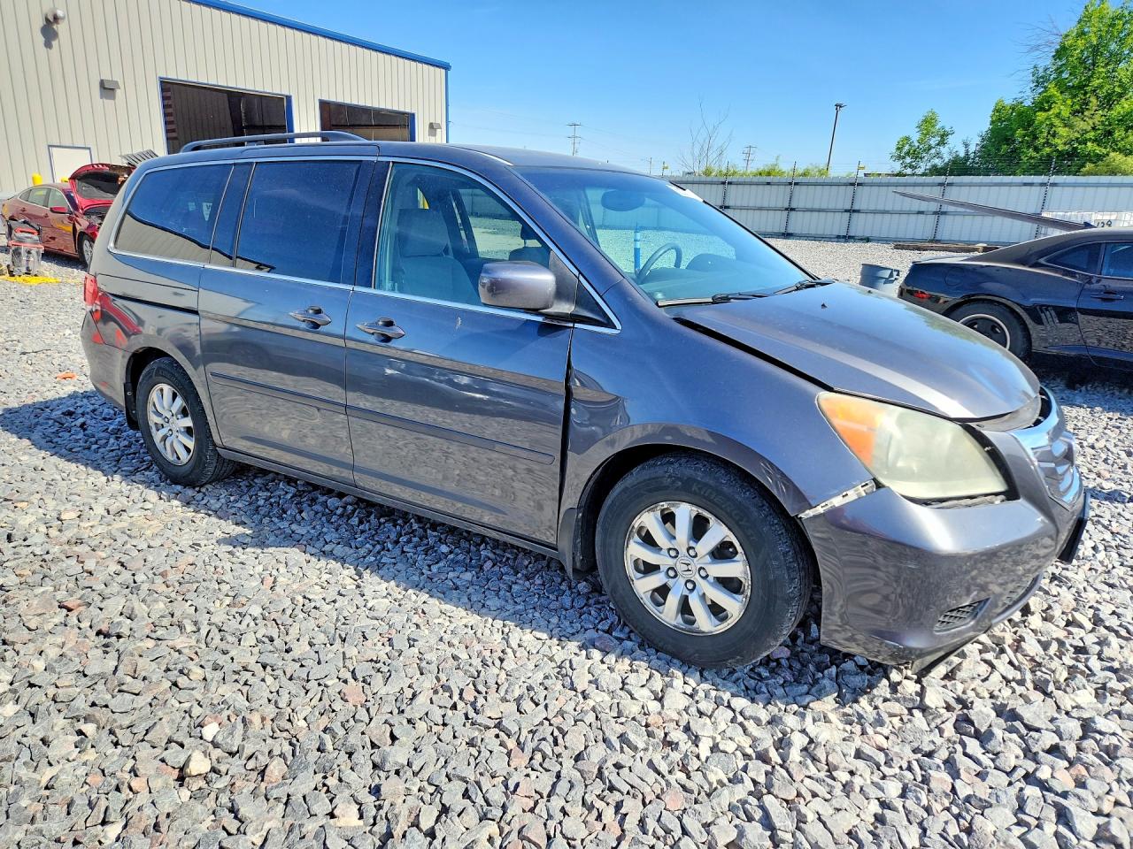 2010 Honda Odyssey Ex Gray vin: 5FNRL3H42AB042423