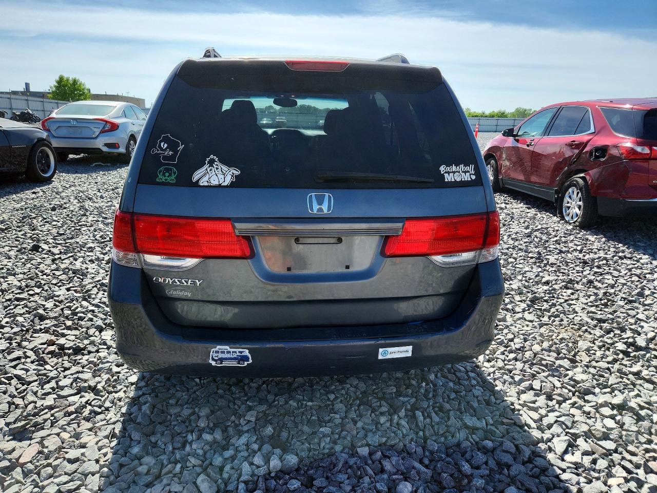 2010 Honda Odyssey Ex Gray vin: 5FNRL3H42AB042423