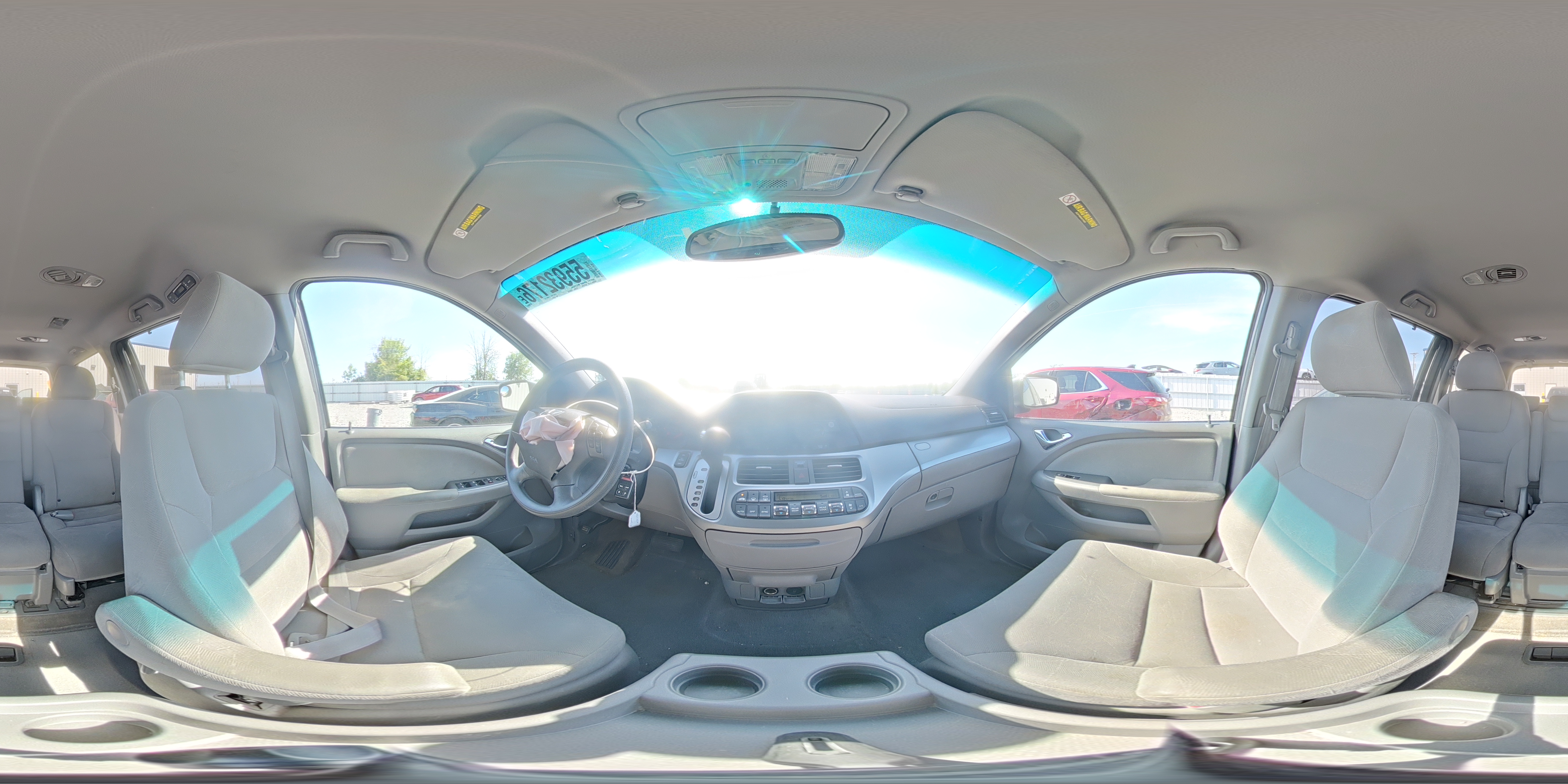 2010 Honda Odyssey Ex Gray vin: 5FNRL3H42AB042423