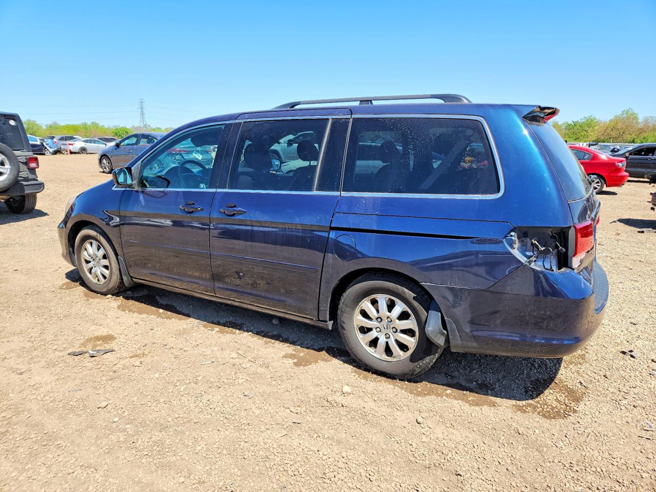 2010 Honda Odyssey Ex Синий vin: 5FNRL3H42AB047122