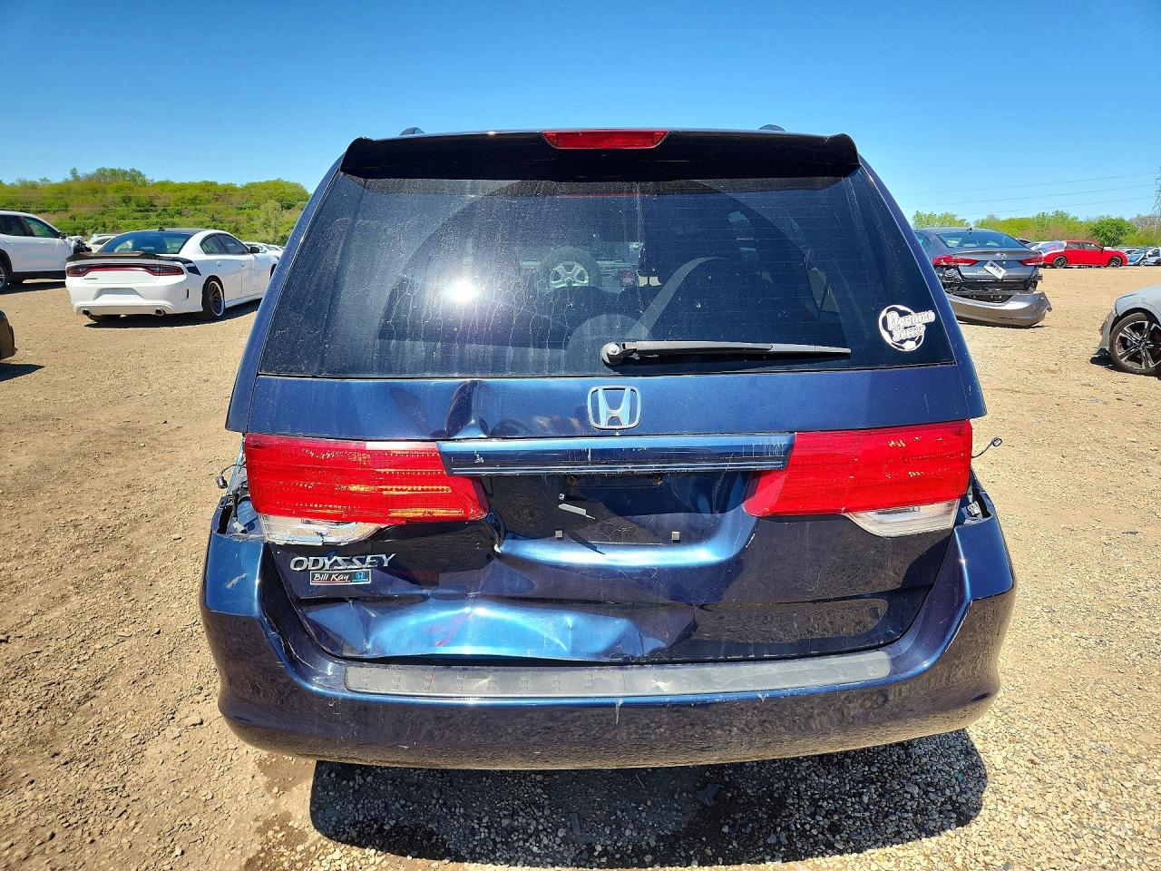 2010 Honda Odyssey Ex Синий vin: 5FNRL3H42AB047122