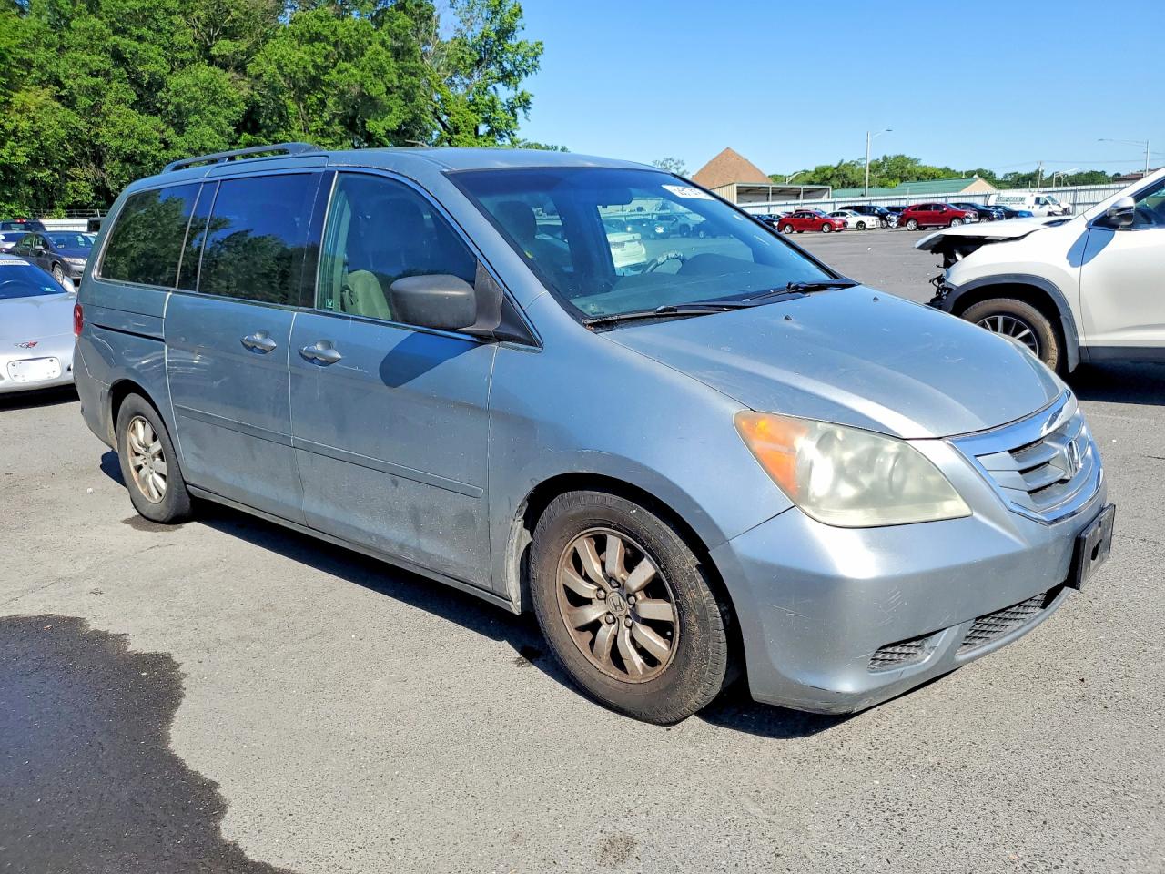 2010 Honda Odyssey Ex Silver vin: 5FNRL3H42AB077690