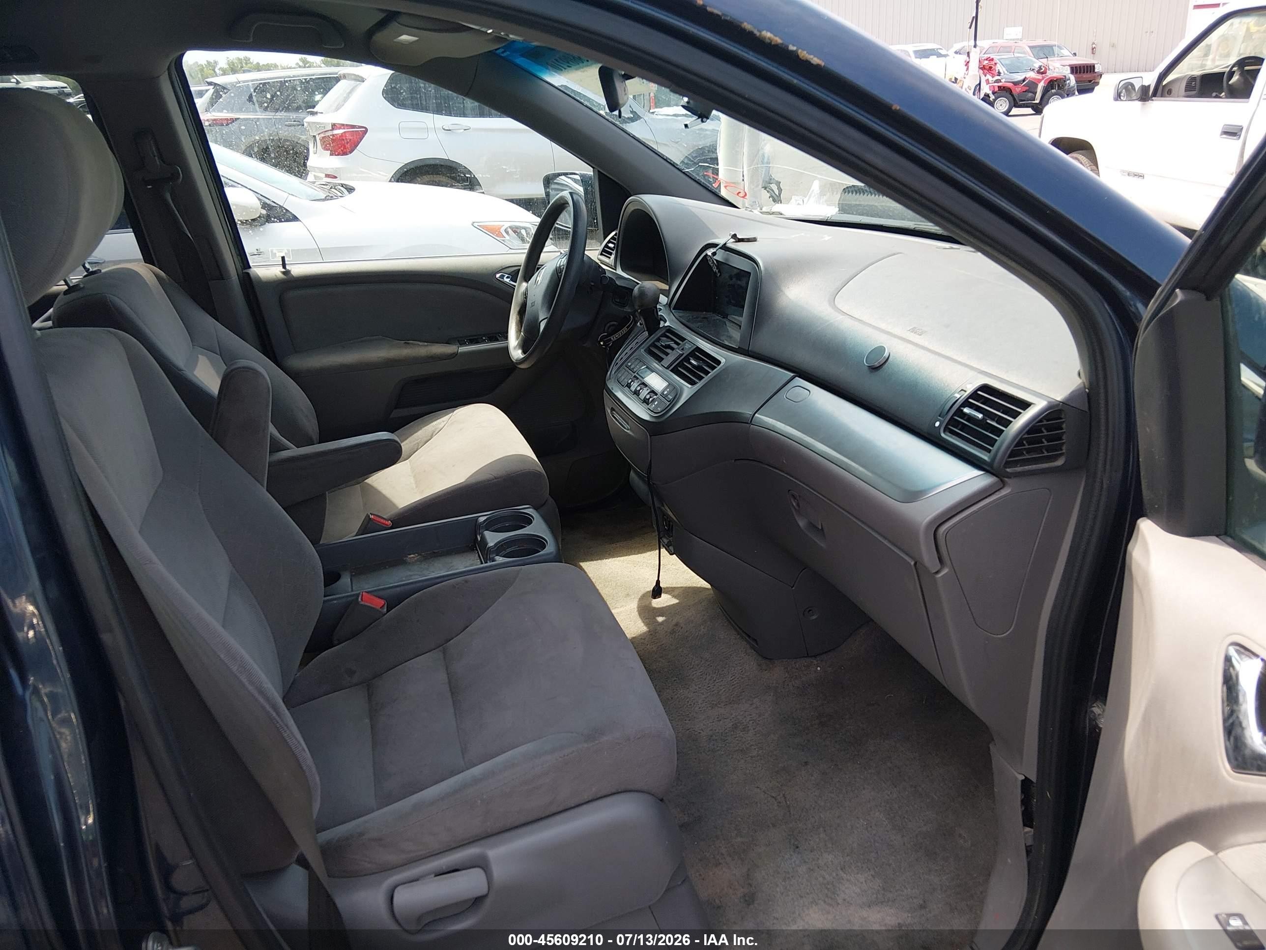 2010 Honda Odyssey Ex Синий vin: 5FNRL3H43AB013822