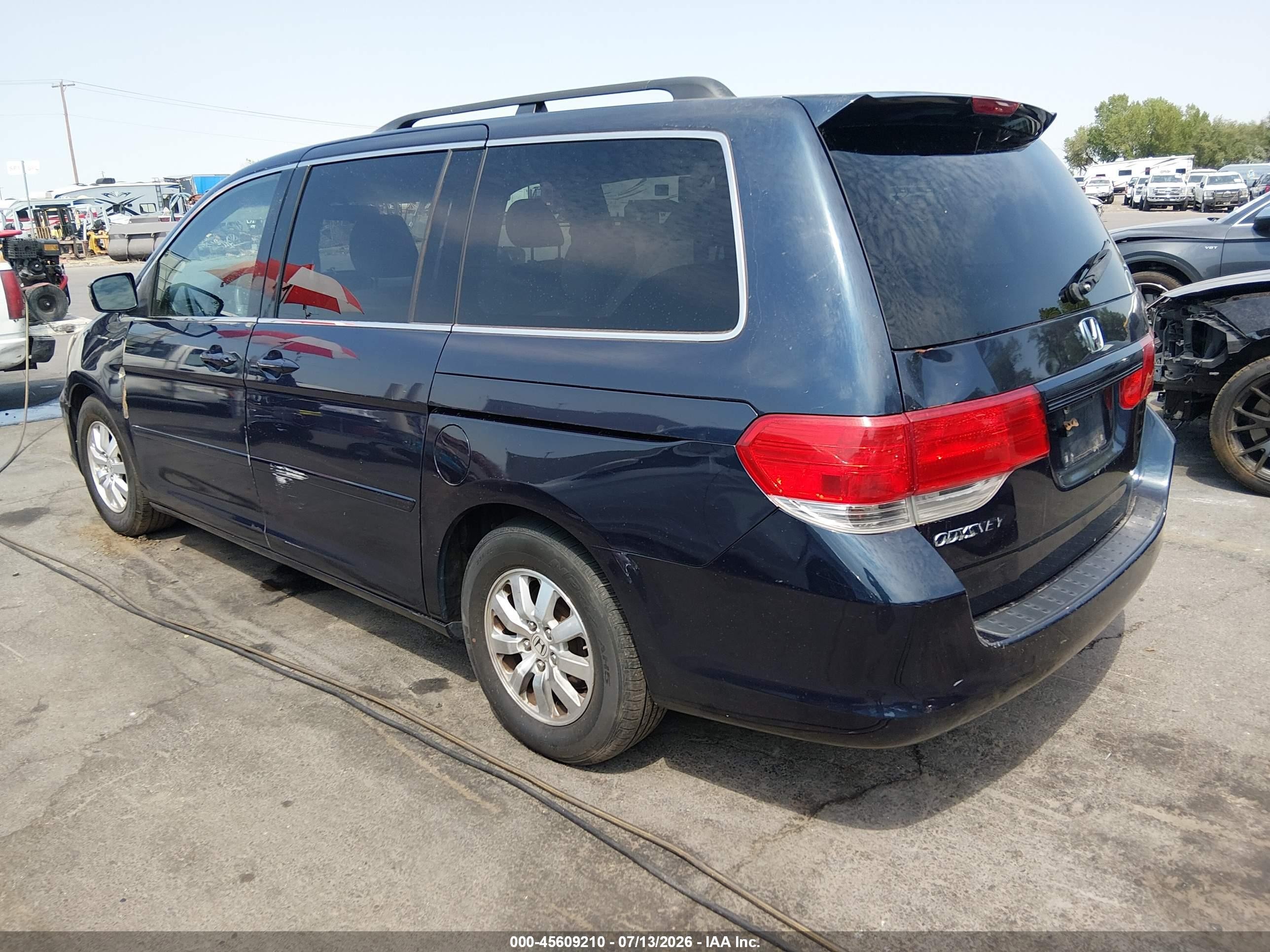 2010 Honda Odyssey Ex Синий vin: 5FNRL3H43AB013822
