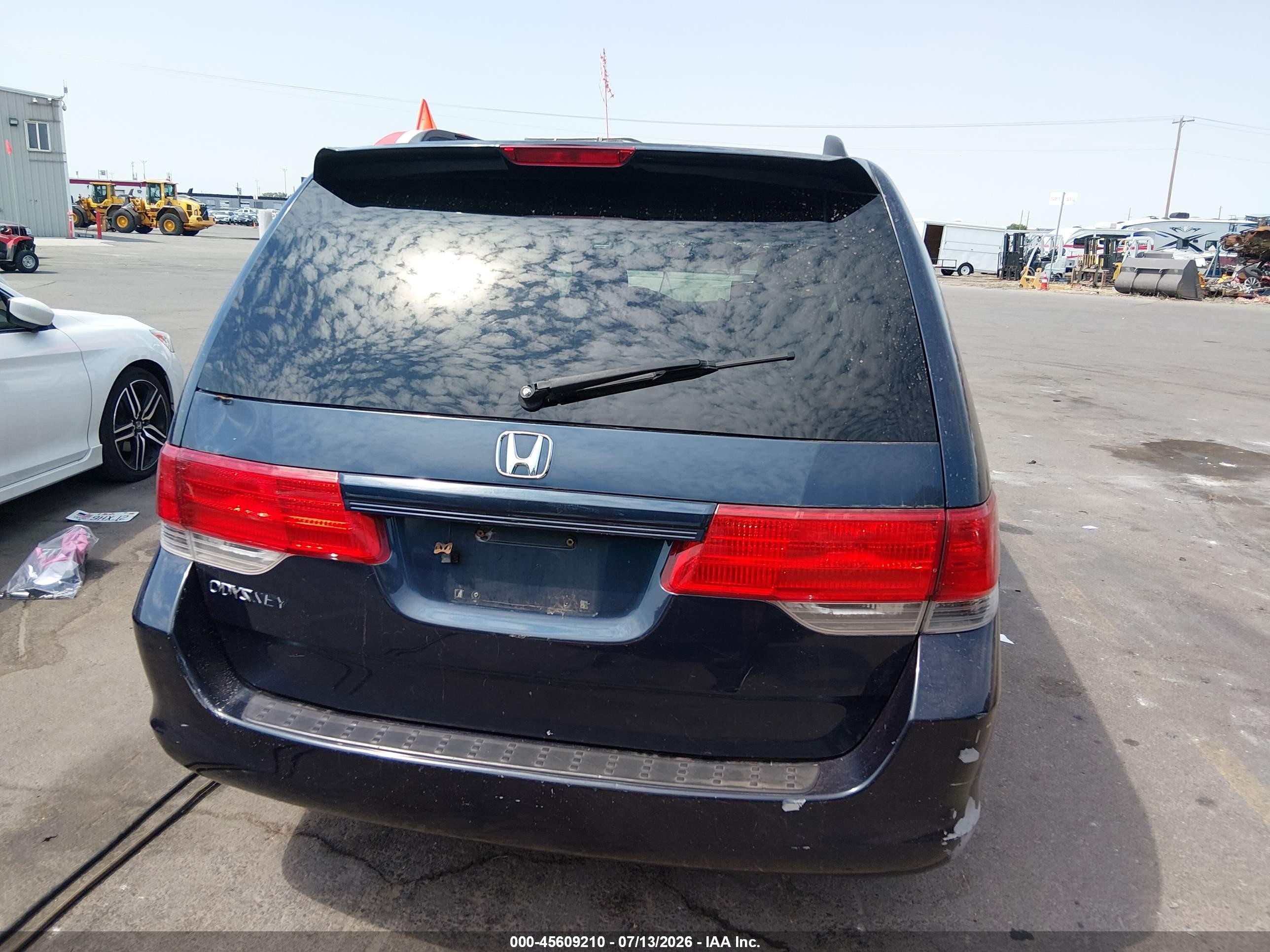 2010 Honda Odyssey Ex Синий vin: 5FNRL3H43AB013822