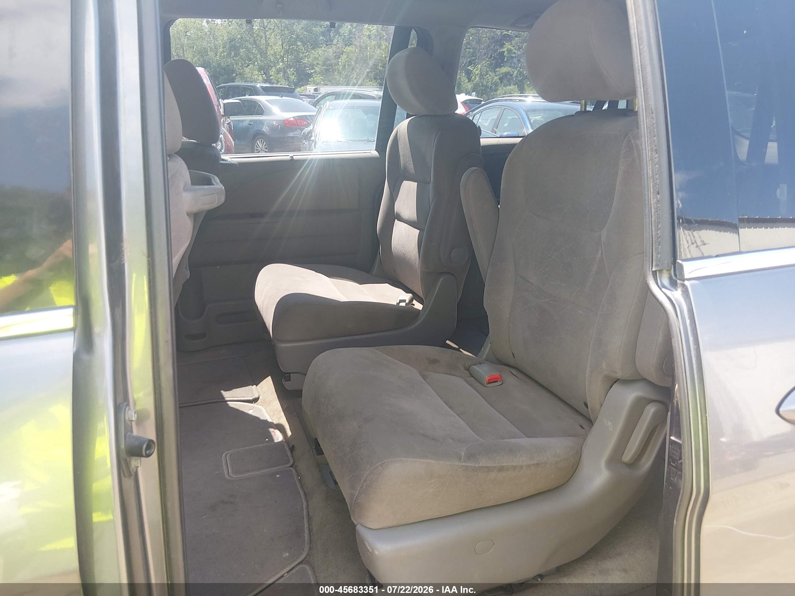 2010 Honda Odyssey Ex Gray vin: 5FNRL3H43AB038798