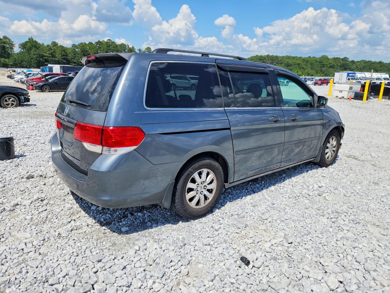 2010 Honda Odyssey Ex Gray vin: 5FNRL3H43AB064821